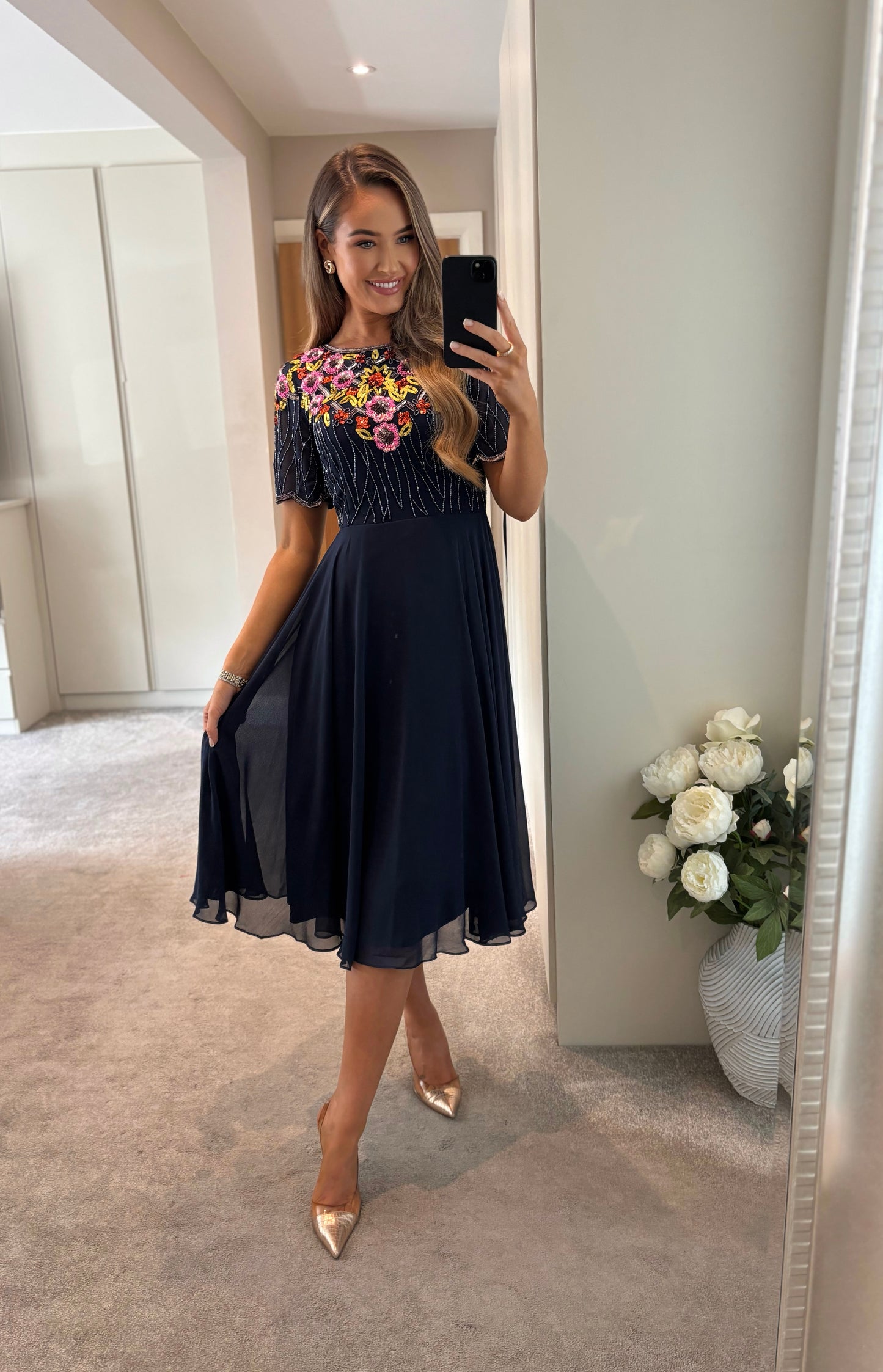 Harwin Dress Navy