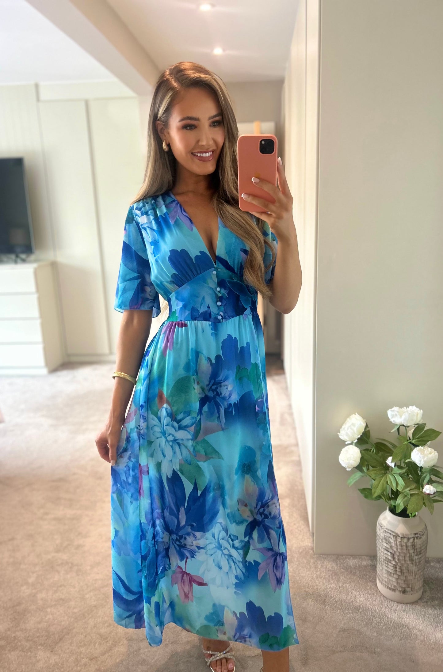 Talika Dress Blue