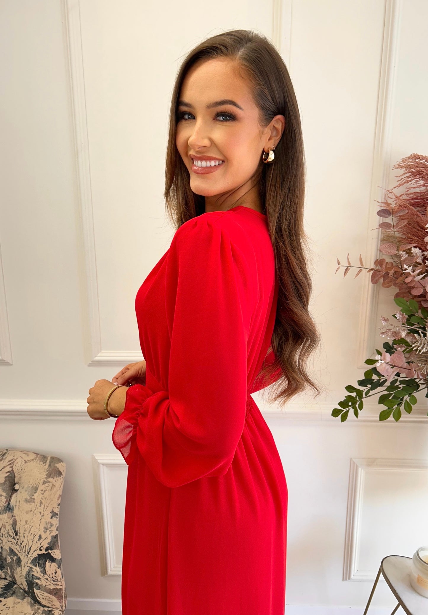Sienna Dress Red
