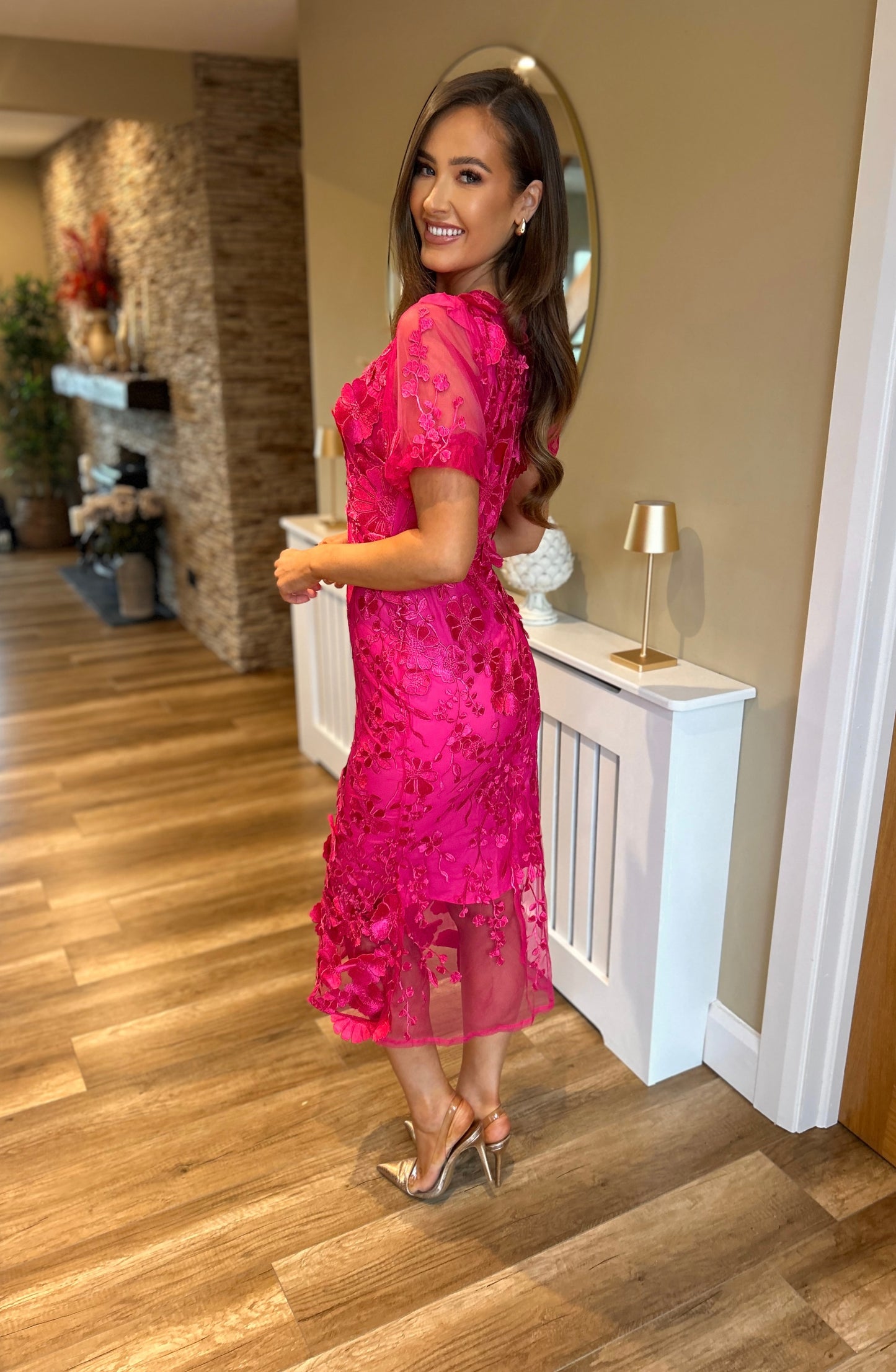 Florence Dress Fuschia