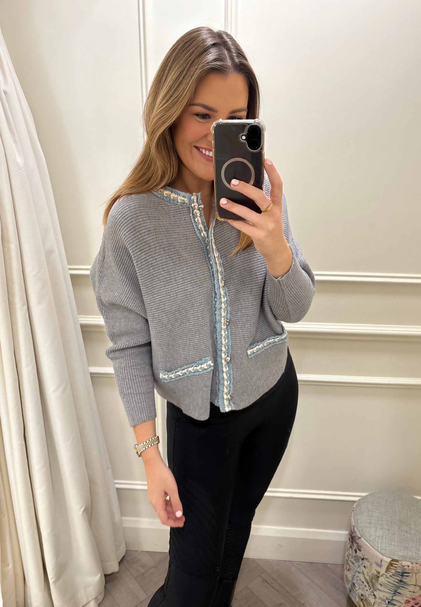 Lillia Knit Grey