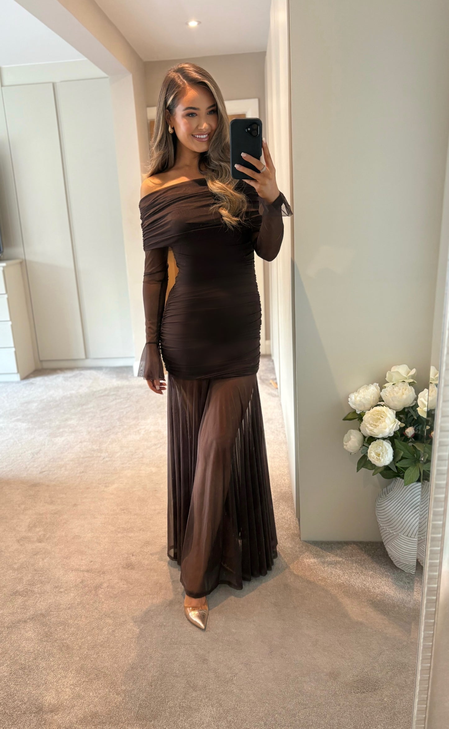Crissie Dress Brown