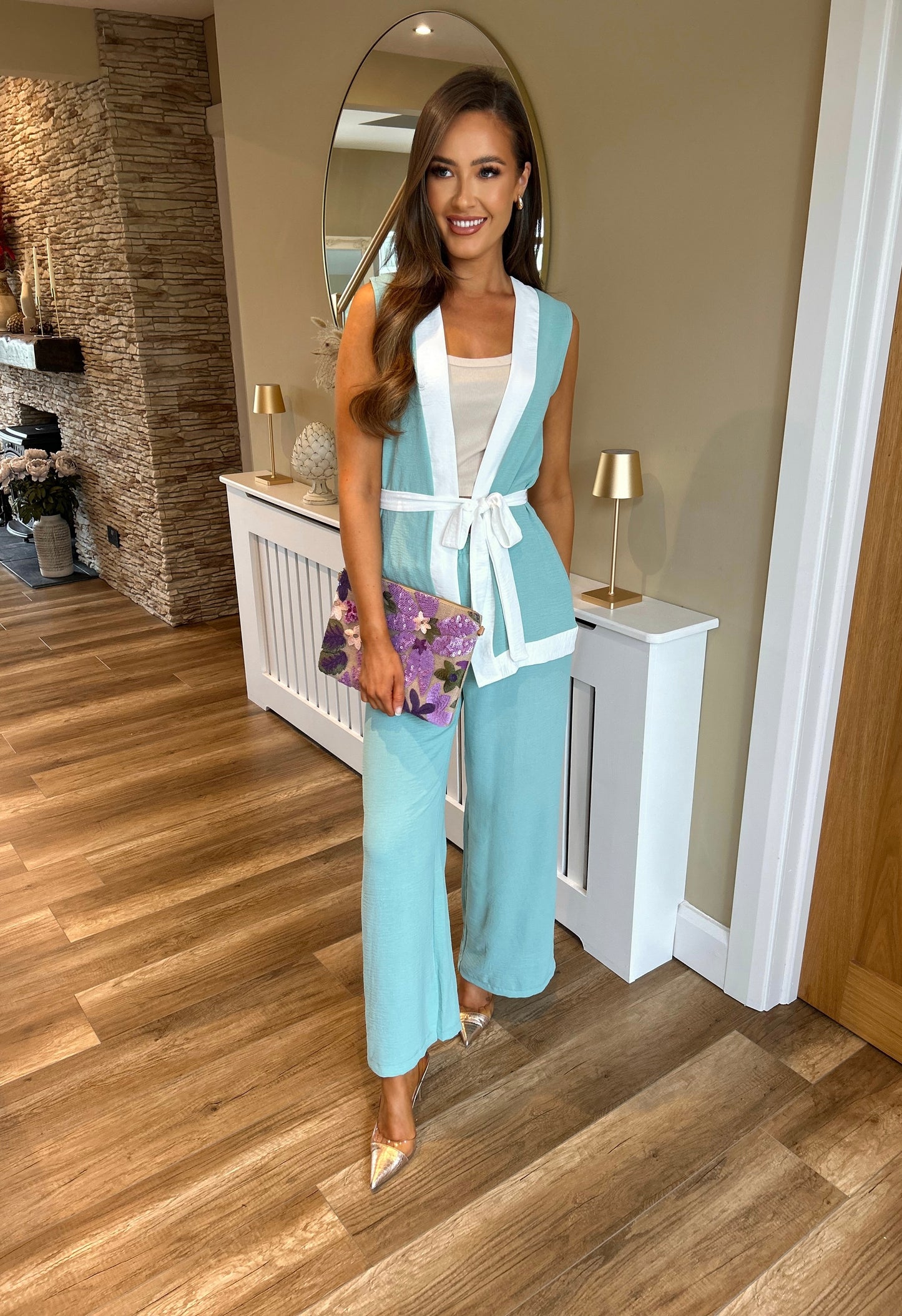 Yasmin Two-Piece Turquoise