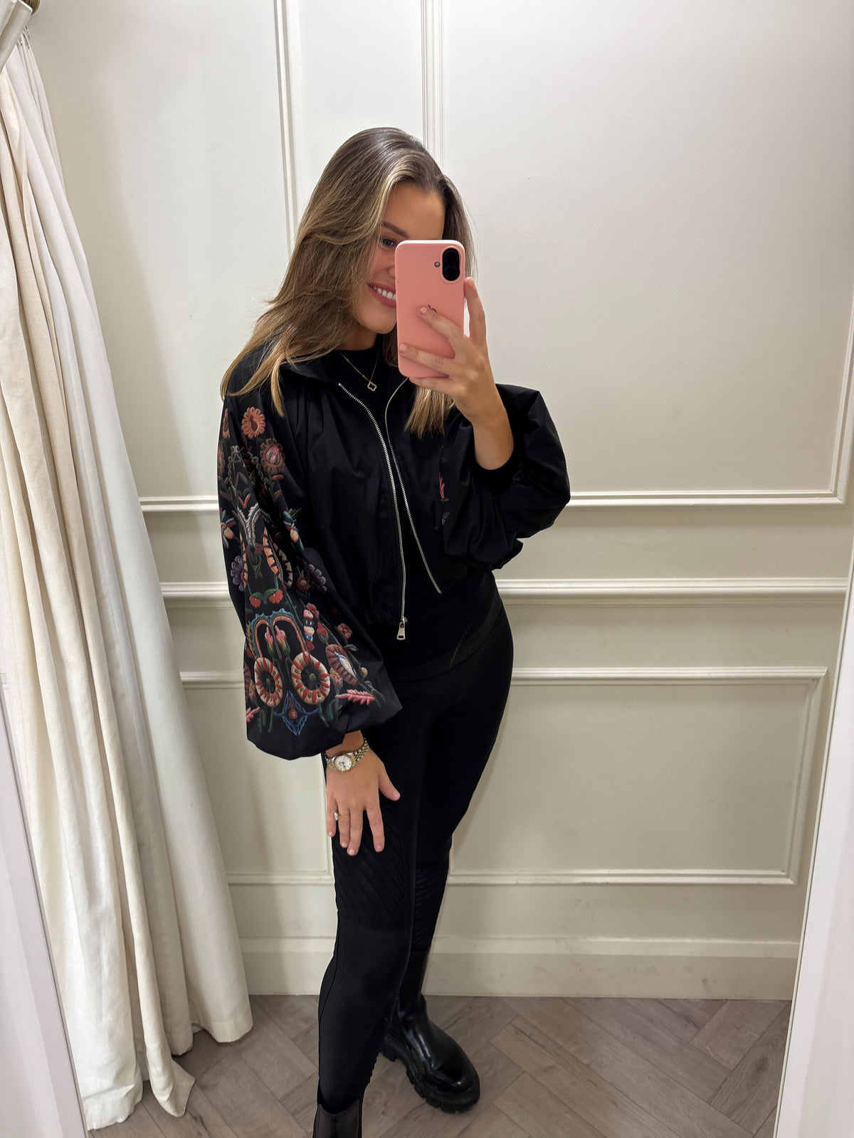 Faye Bomber Jacket Black