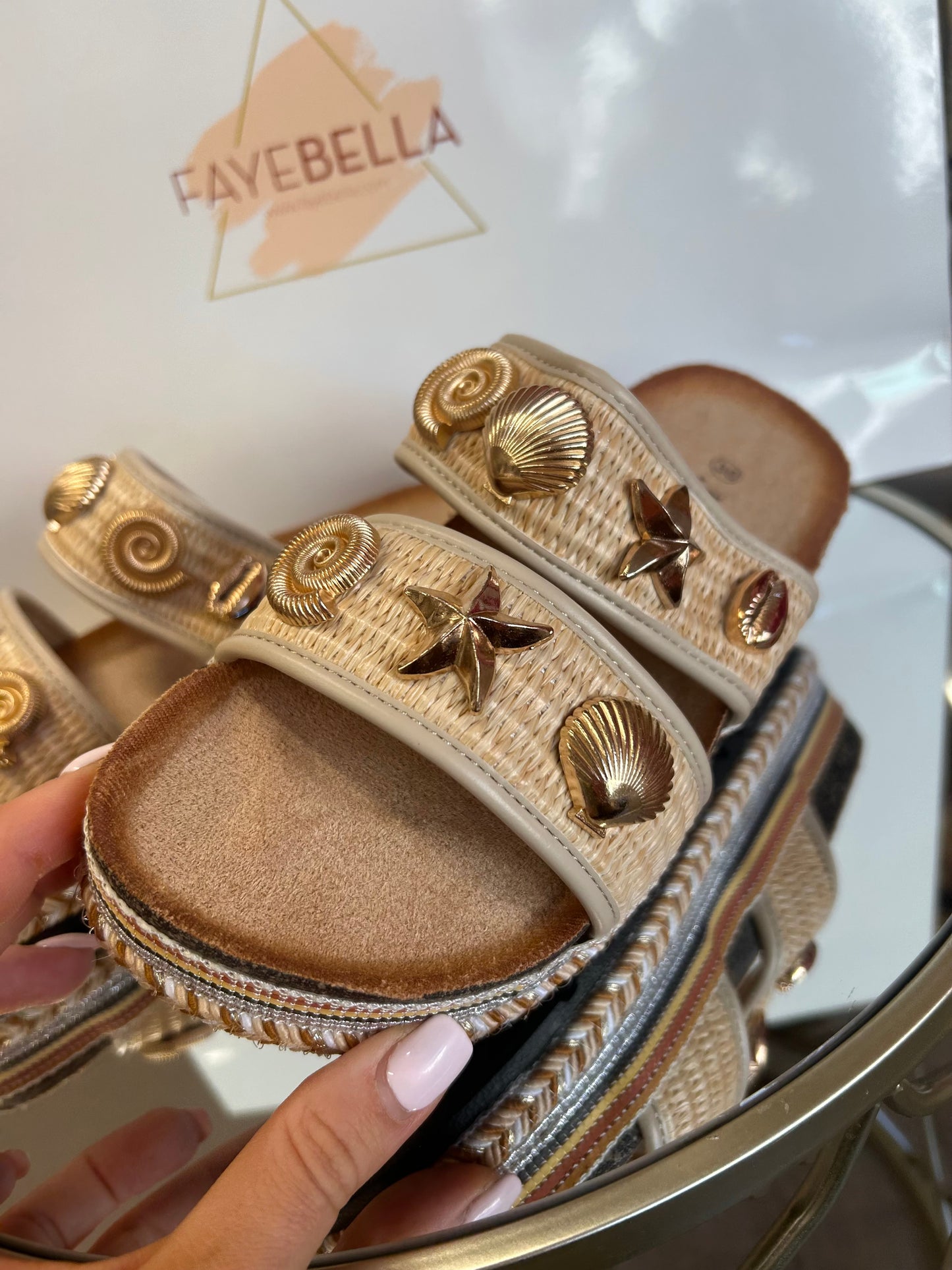 Shelly Platform Sandal
