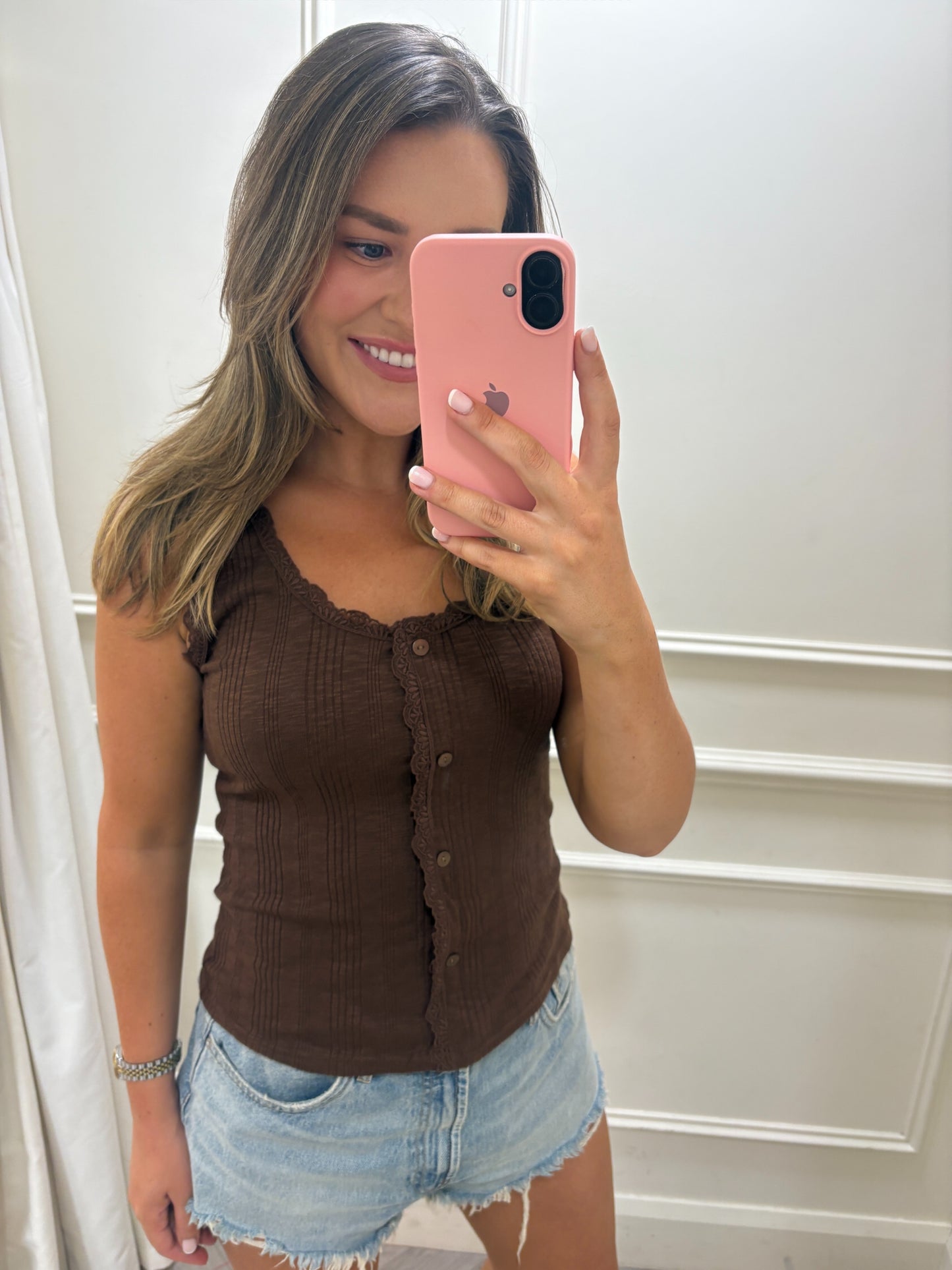 Courtney Top Brown