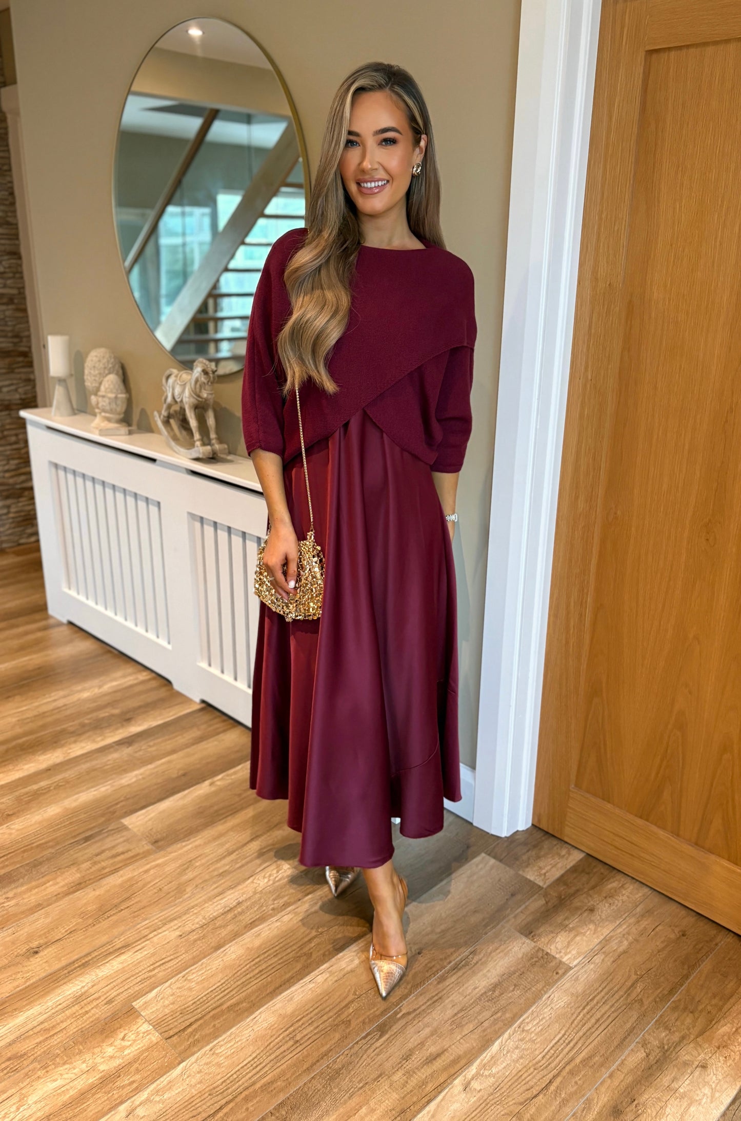 *PRE-ORDER*Indy Dress Burgundy