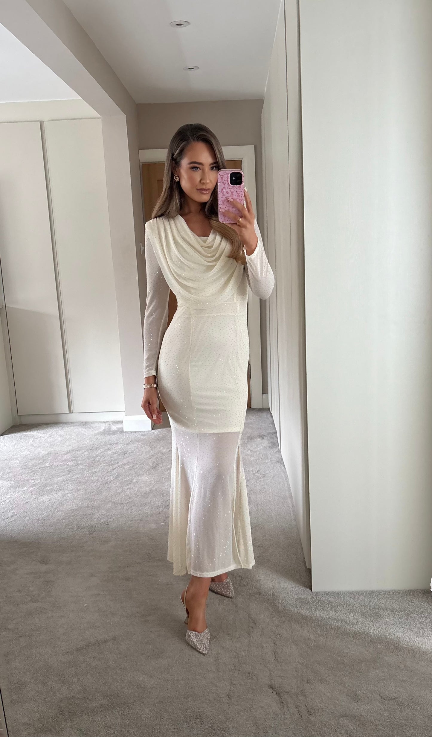 Sophia Dress Cream