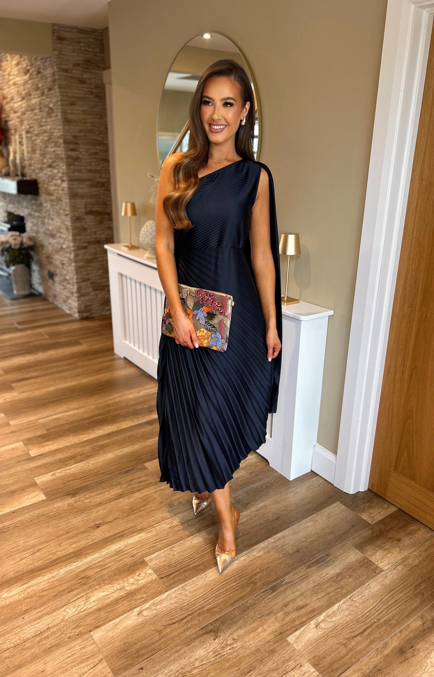 Farrah Dress Navy