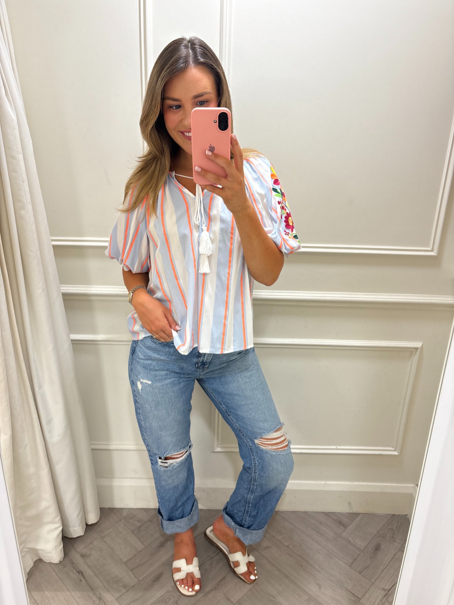Charli Top Orange