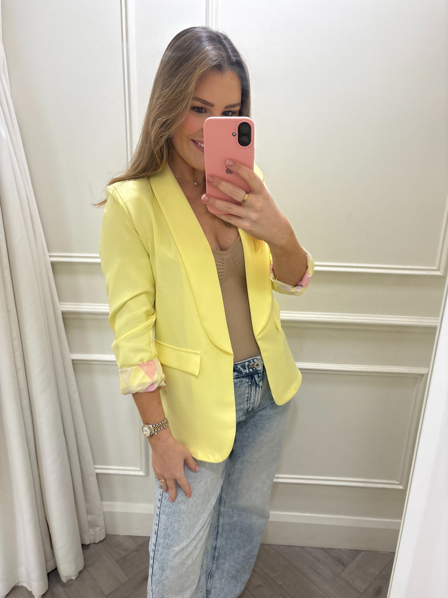 Meika Blazer Yellow