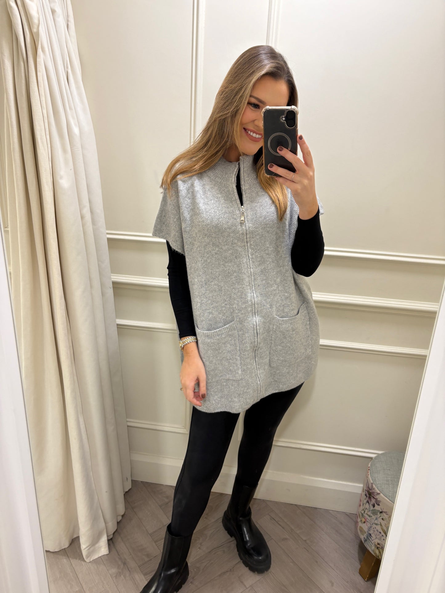 Kelsey Knit Light Grey
