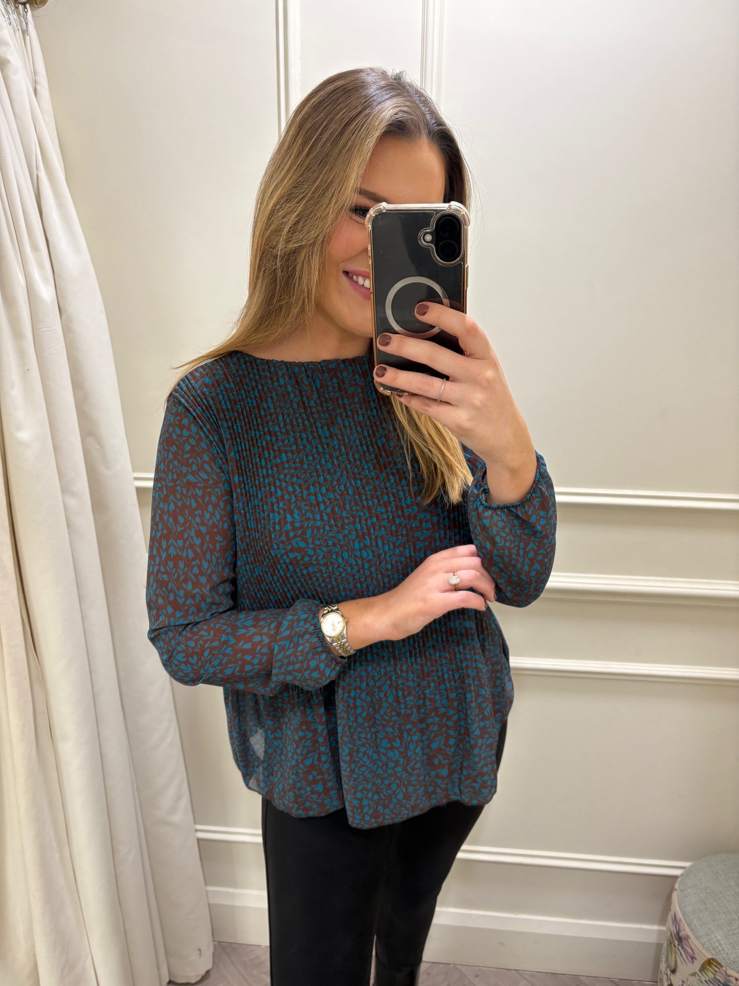 Georgia Blouse Teal