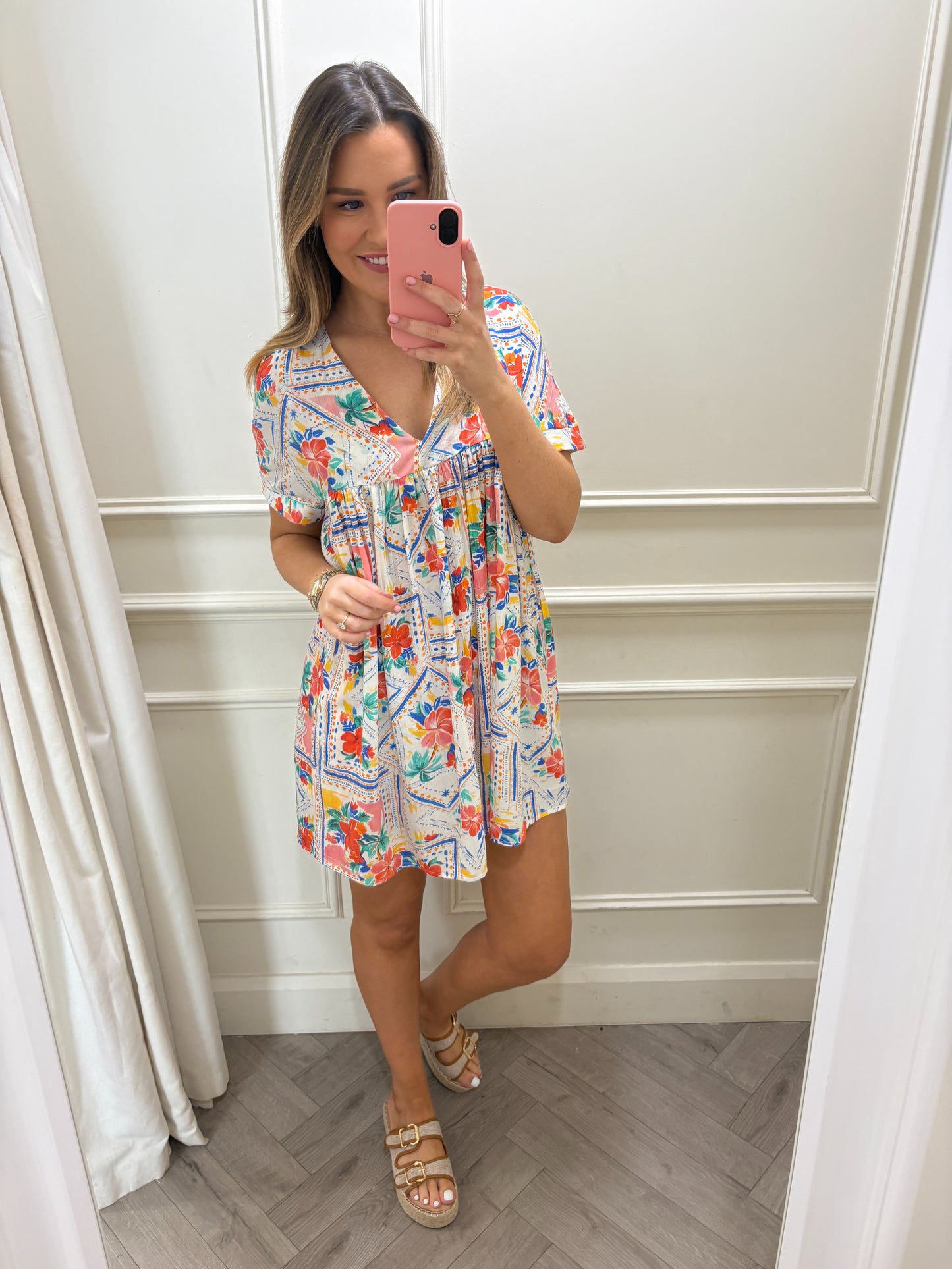 Maddie Playsuit Red