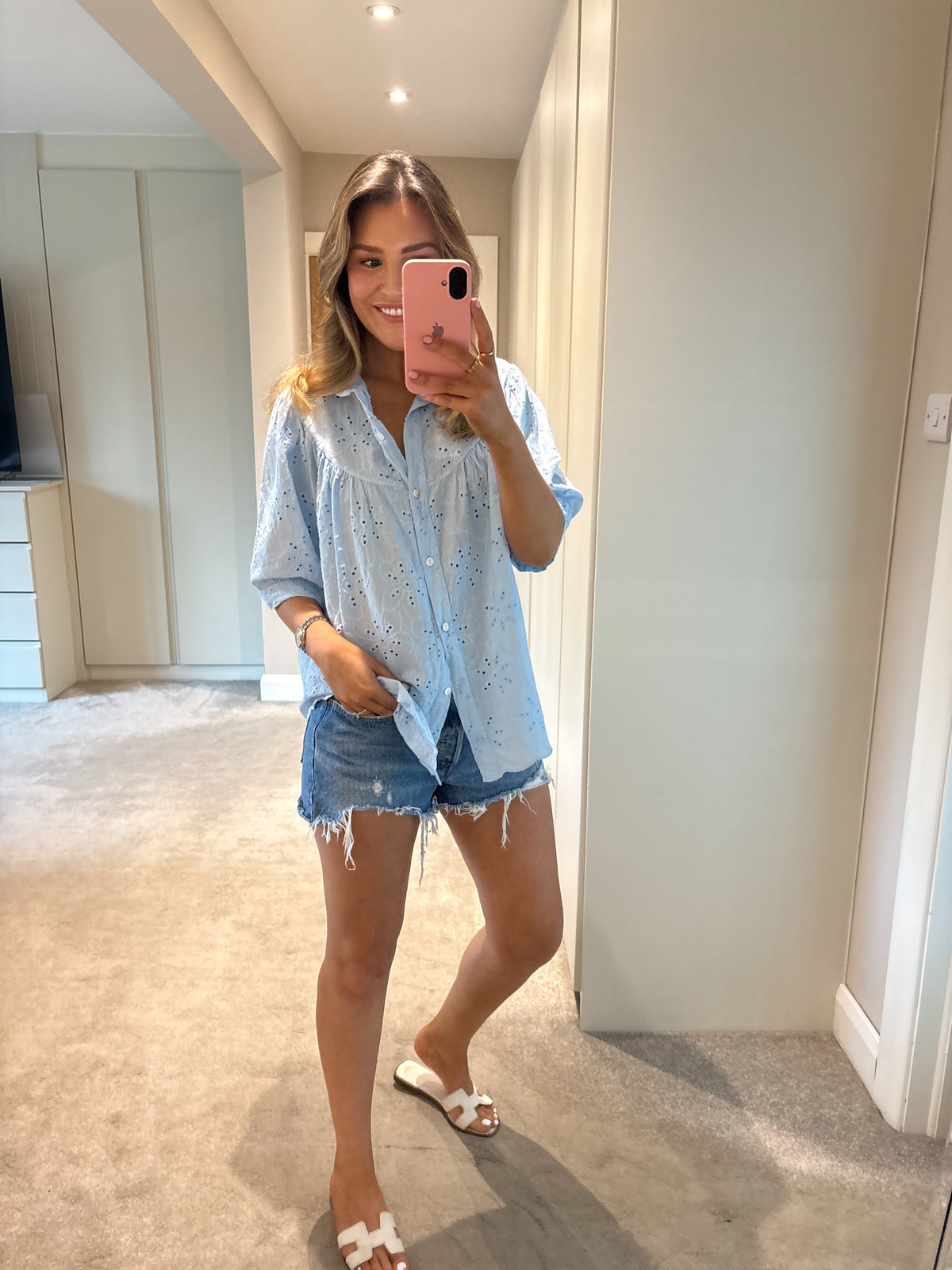 Izzy Top Blue
