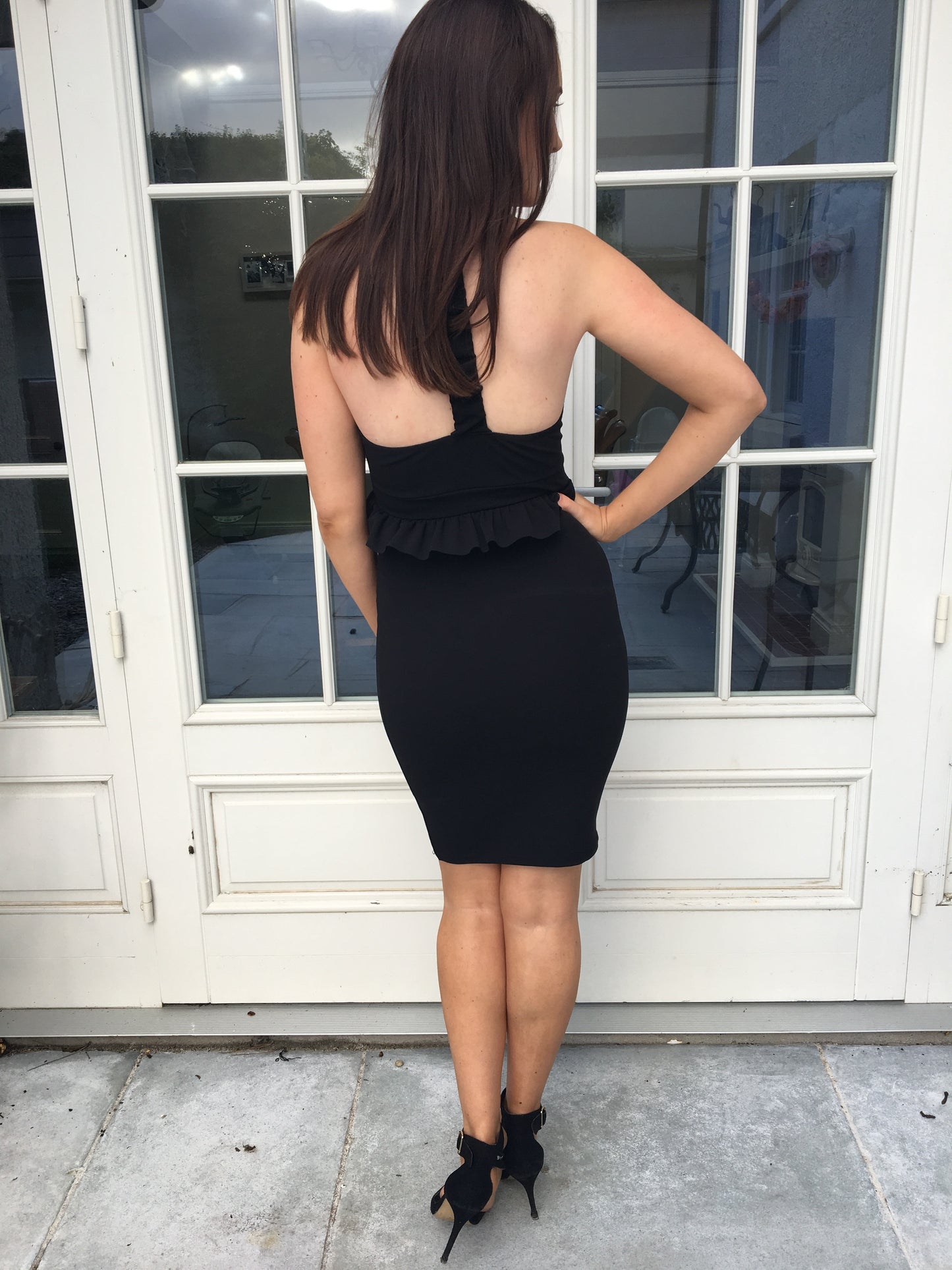 Trixie Black Frill Dress