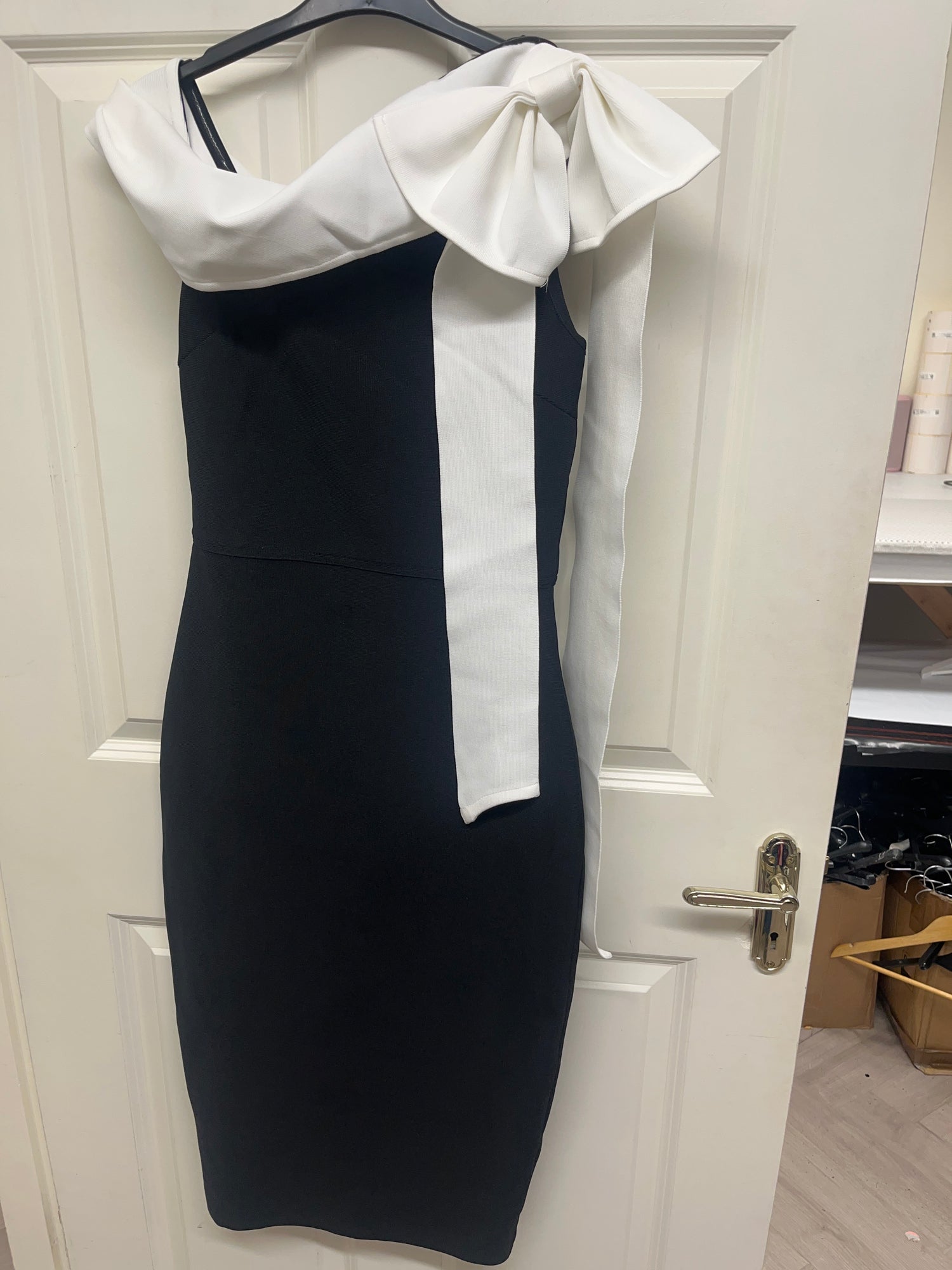 Astrid Black and White Dress