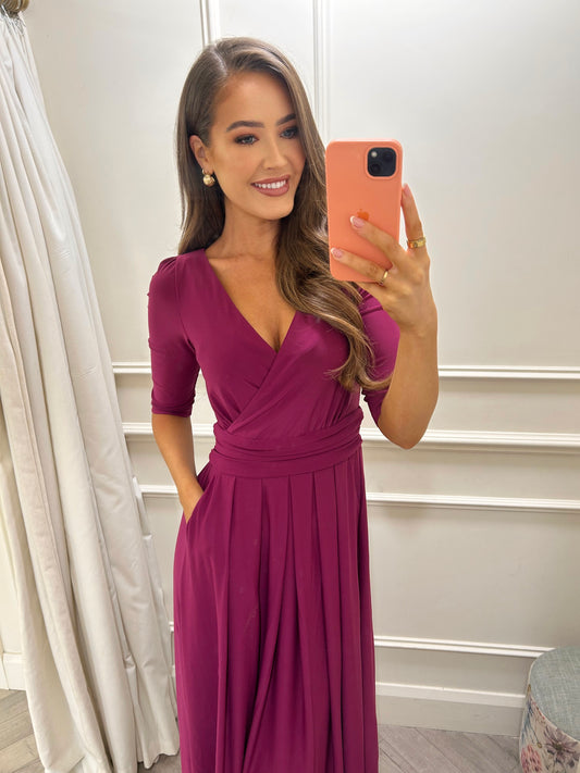 Belle Dress Magenta