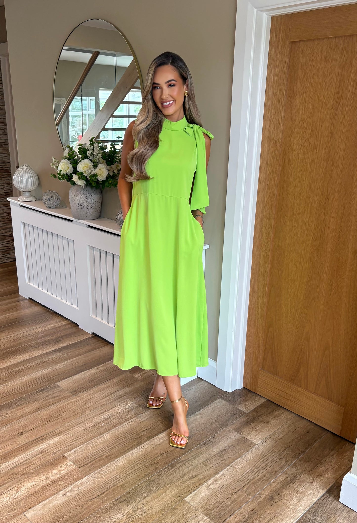 Liliana Dress Lime Green