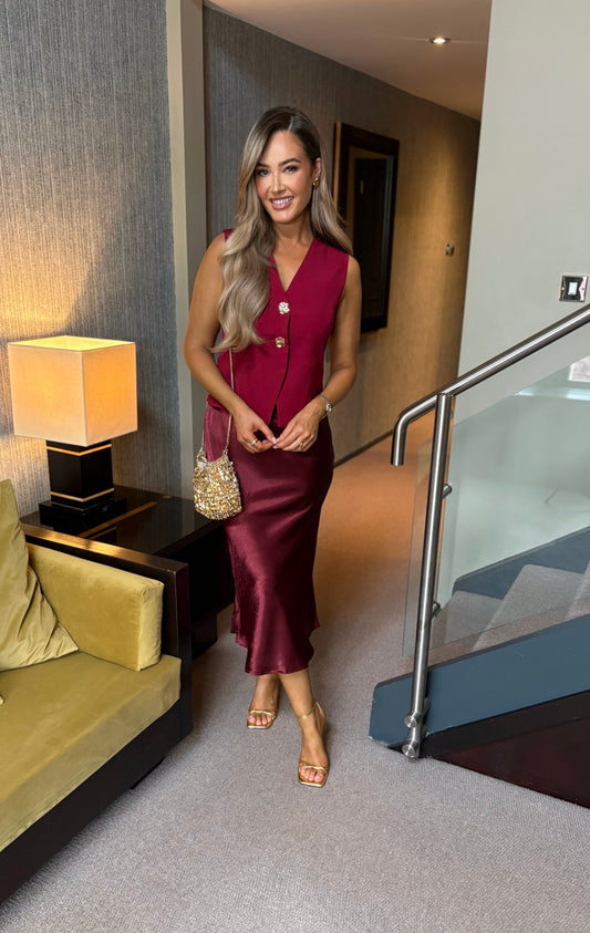 Gianna Dress Wine