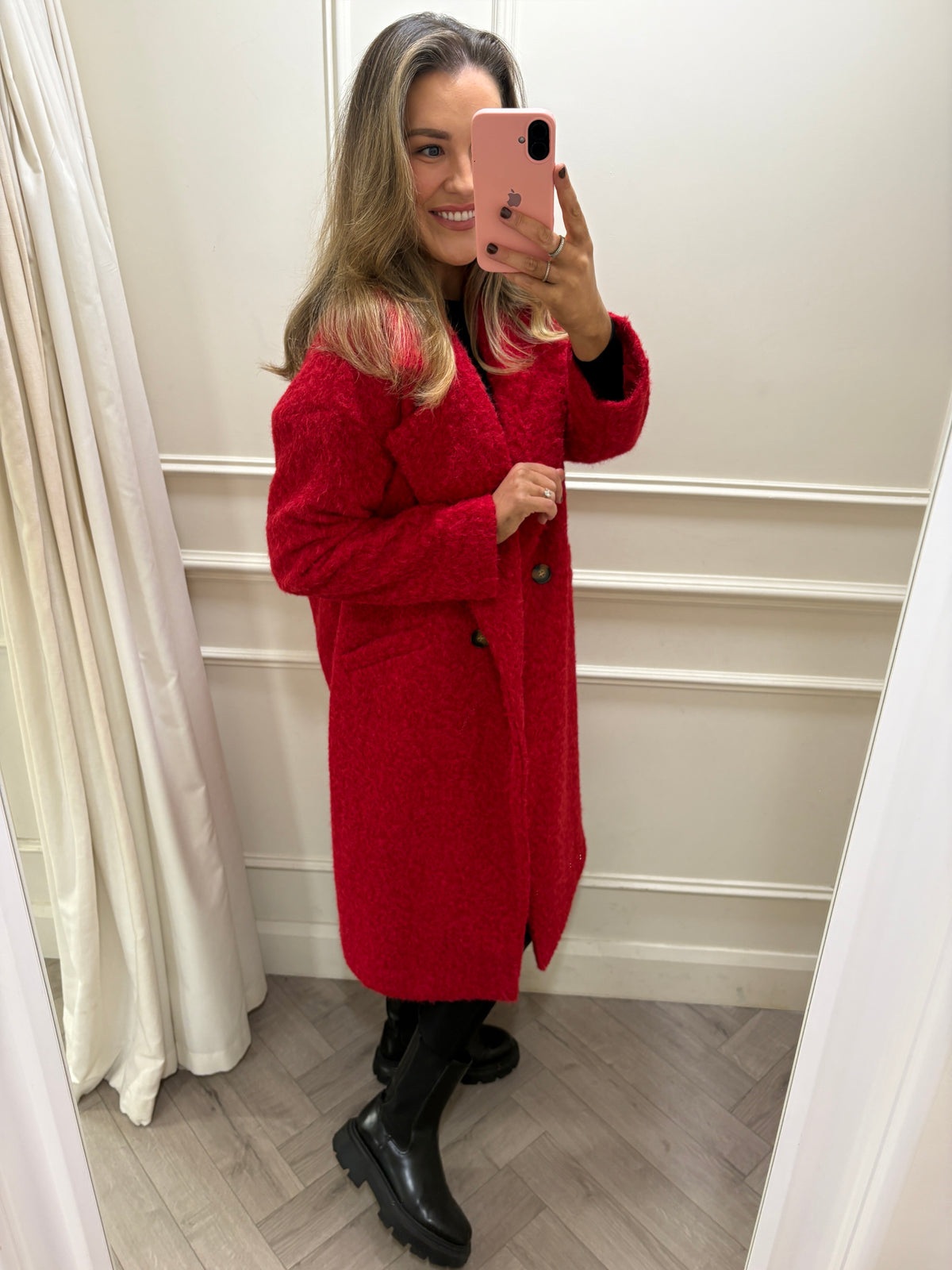 Skyler Coat Red