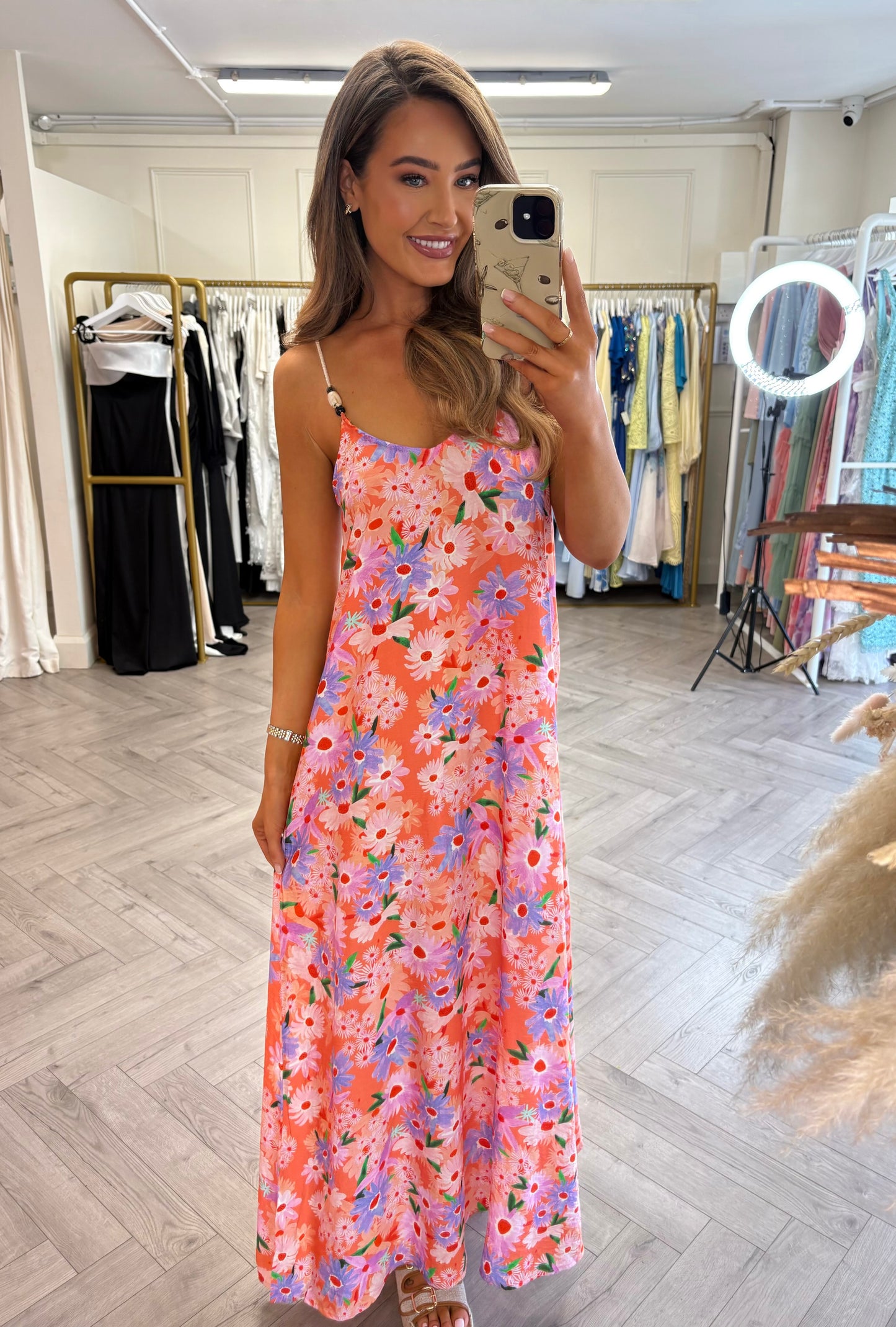 Sorena Dress Peach
