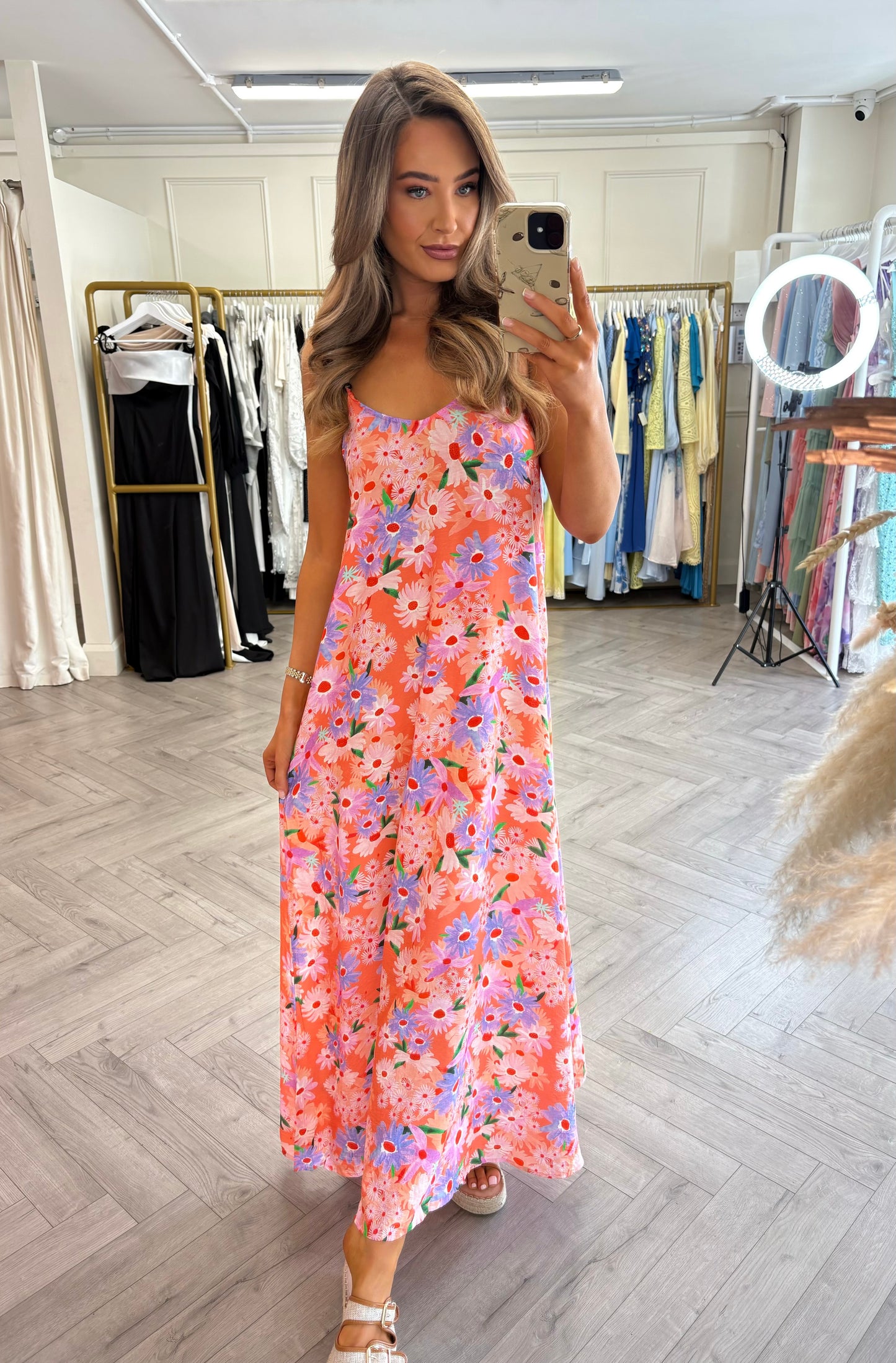 Sorena Dress Peach