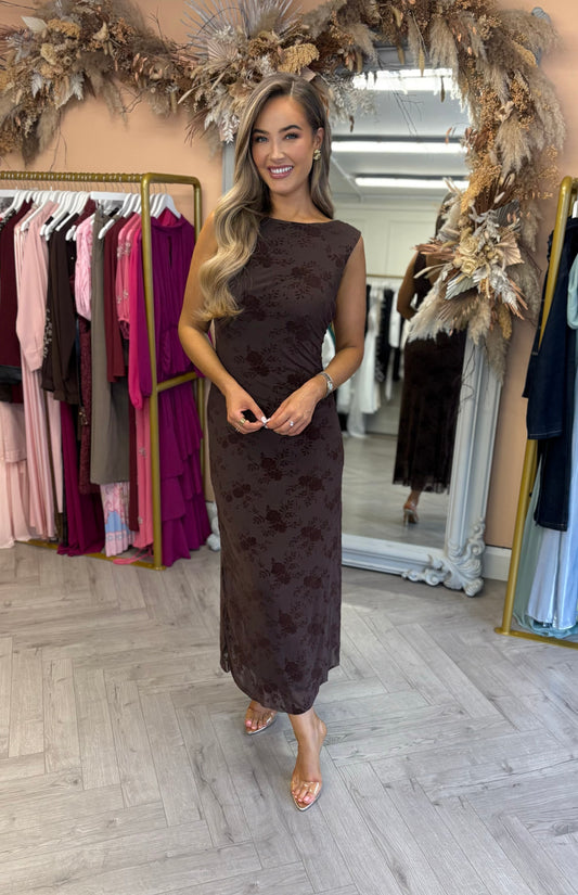 Maci Dress Brown