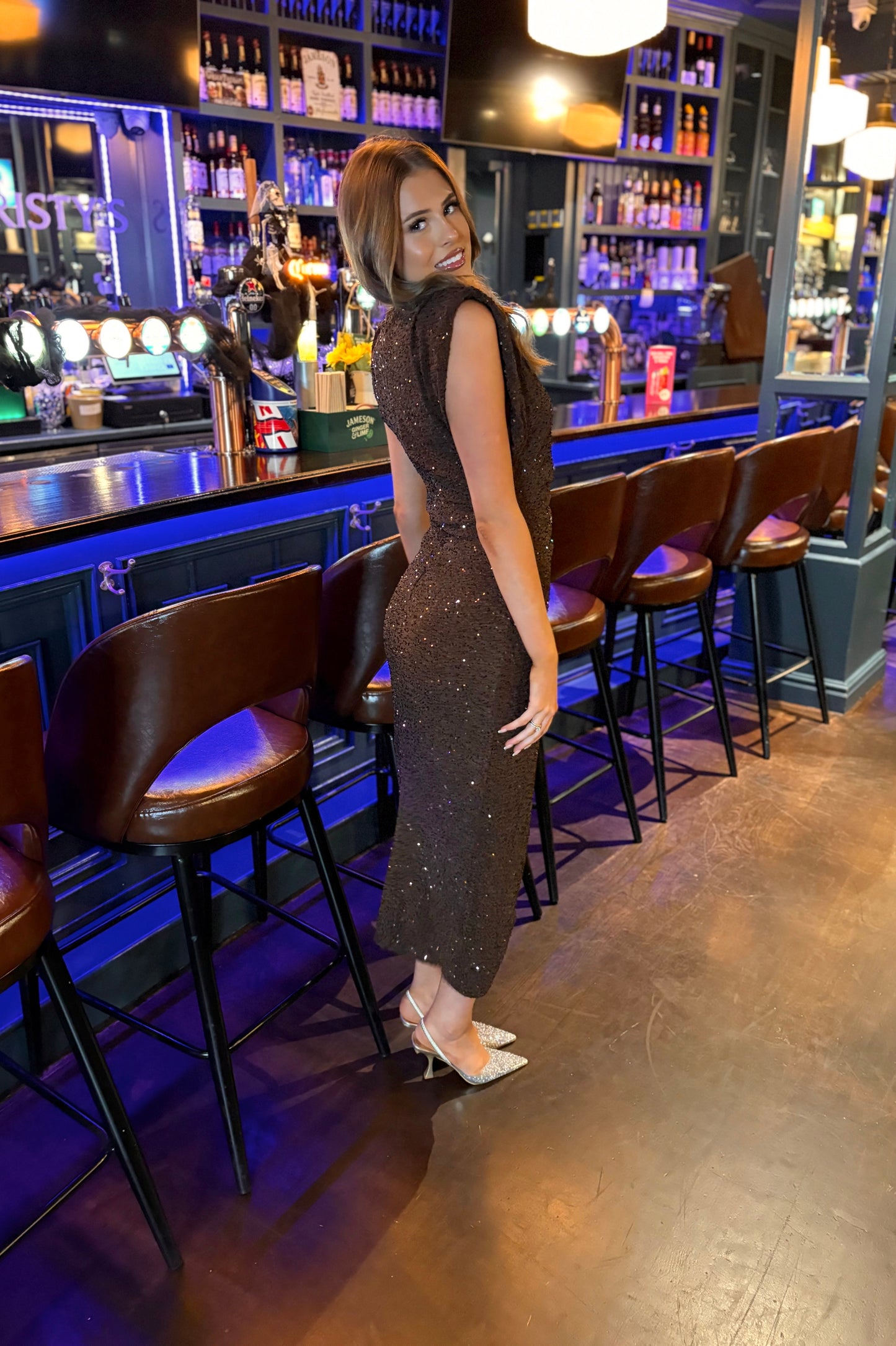 Rochelle Dress Brown