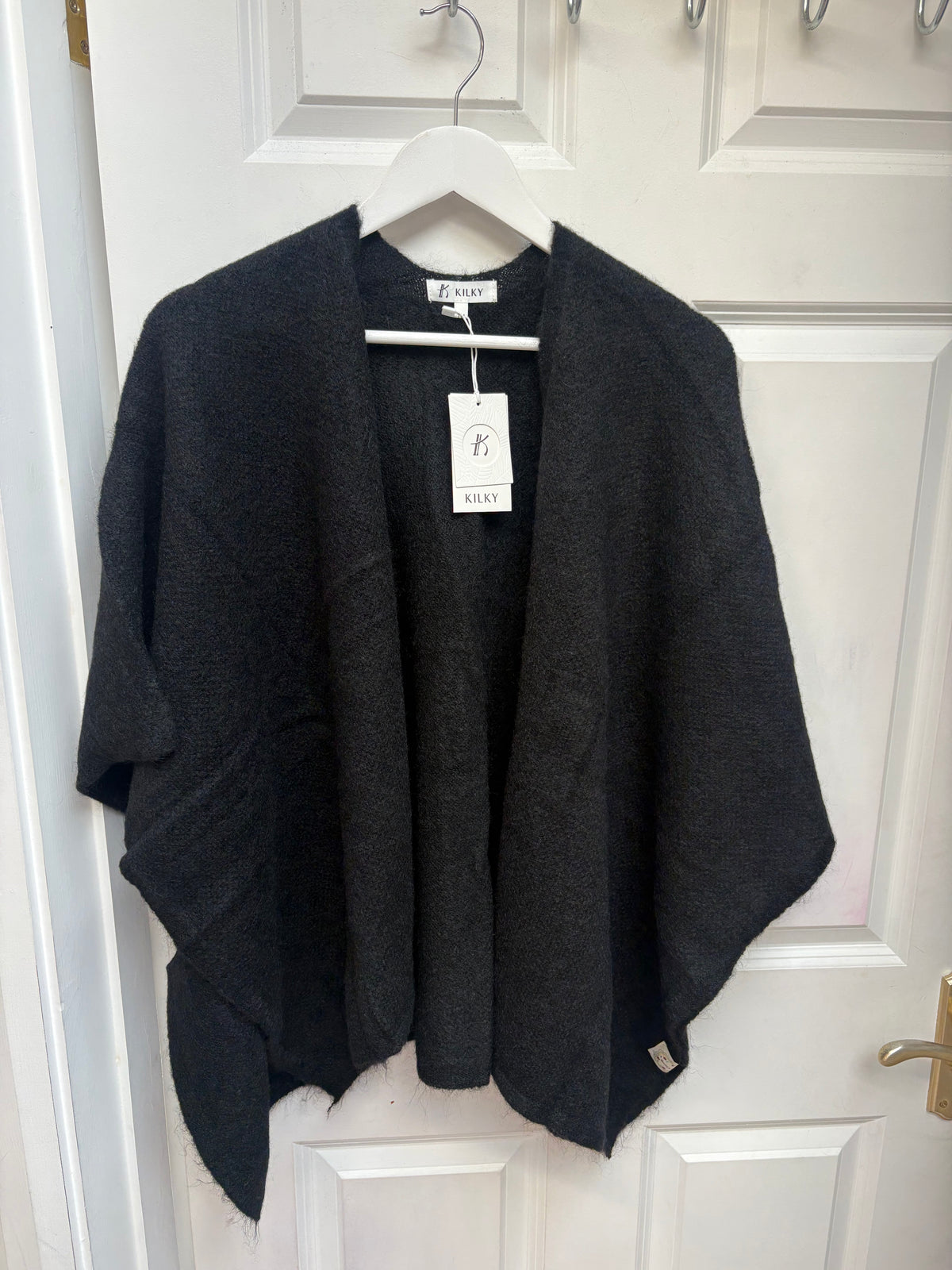 Wrenley Knit Cape Black