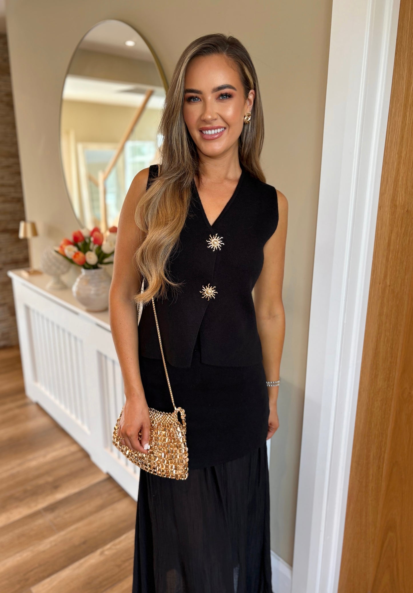 Adrina Two Piece Black