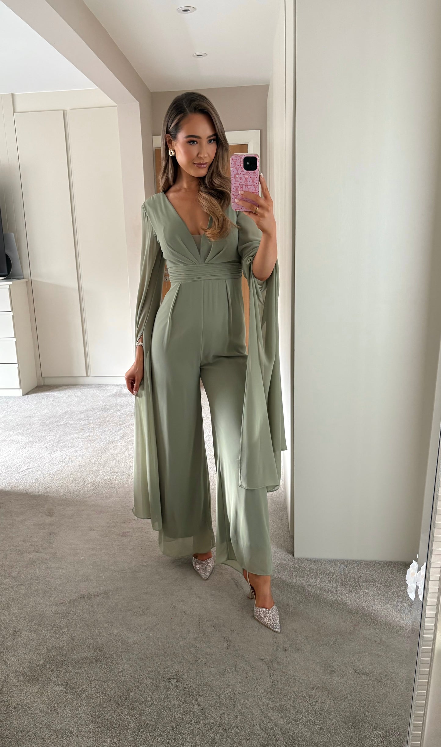 Mollie Jumpsuit Sage Green