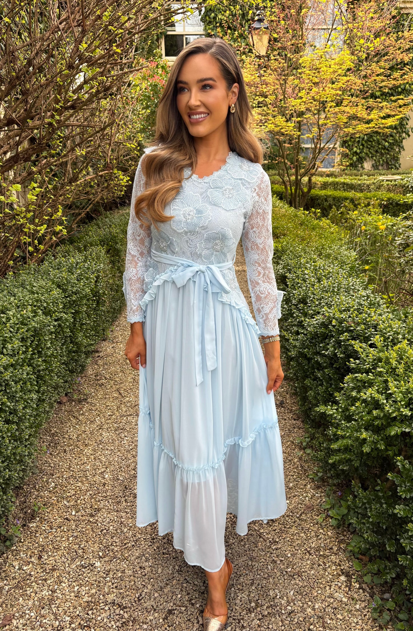 Magnolia Dress Blue