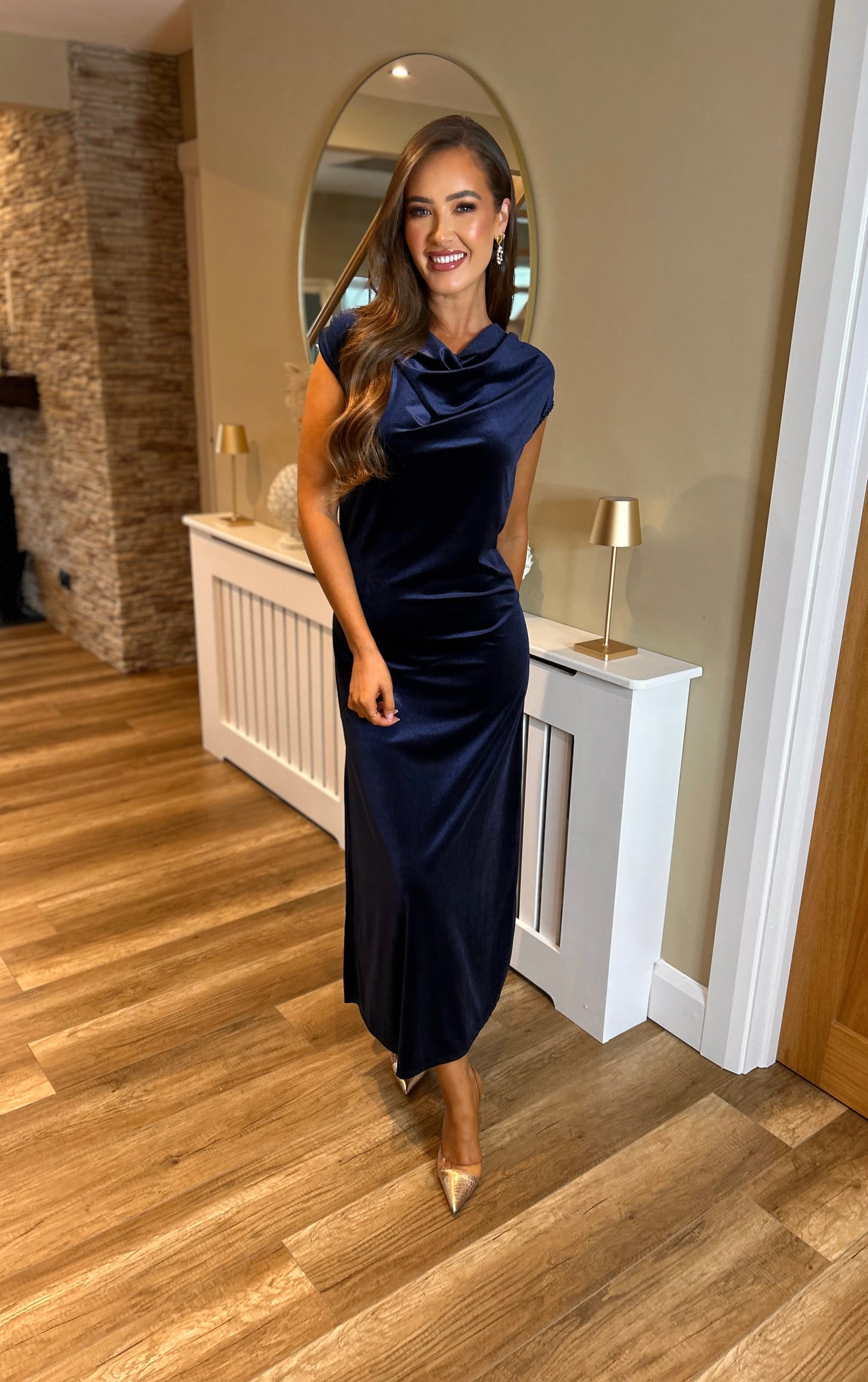 Bonnie Dress Navy