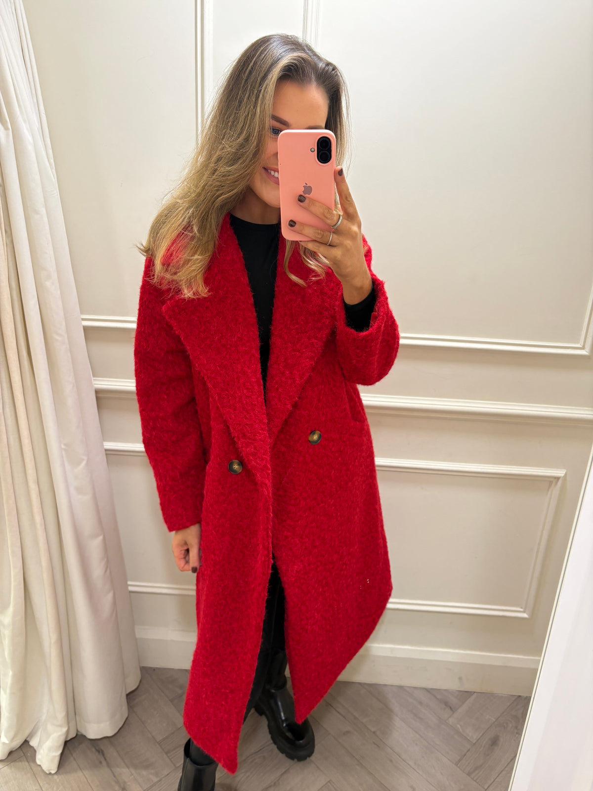 Skyler Coat Red