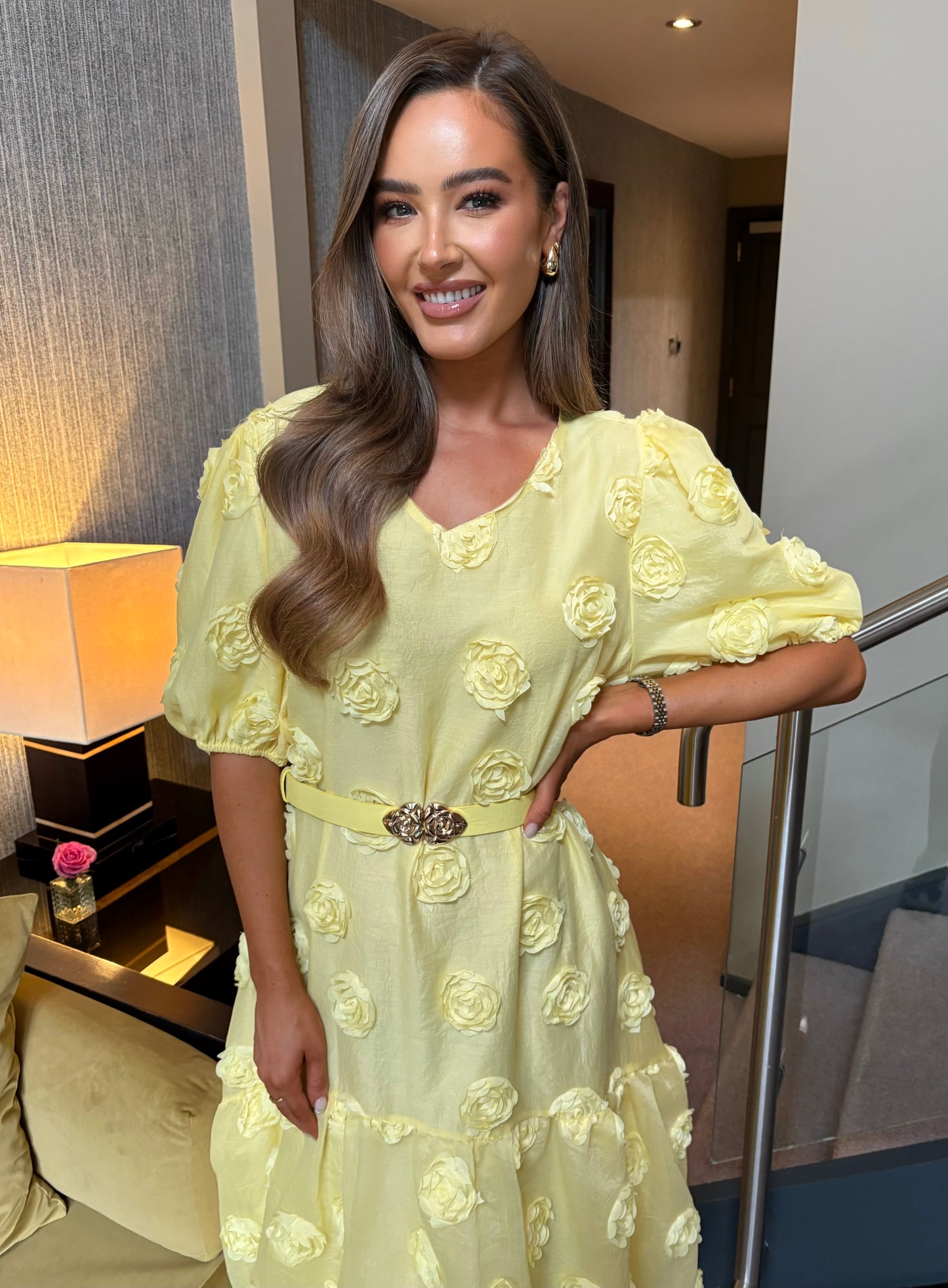 Flori Dress Yellow