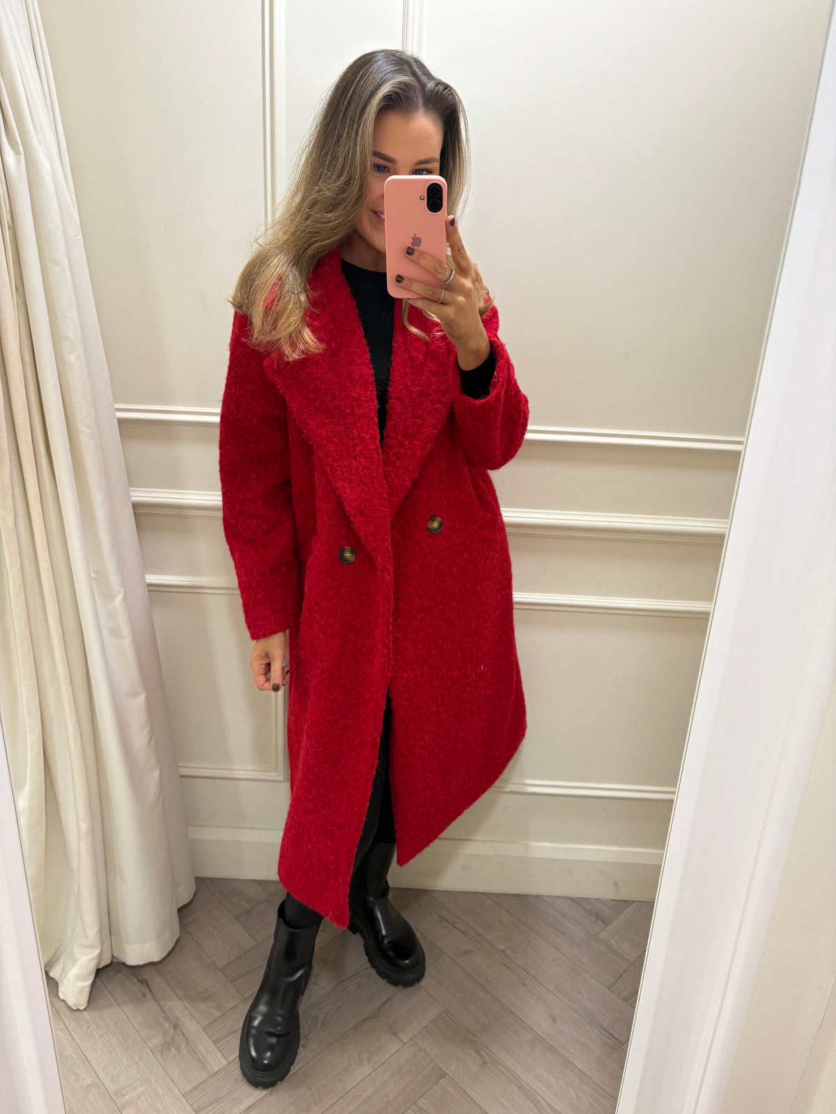 Skyler Coat Red