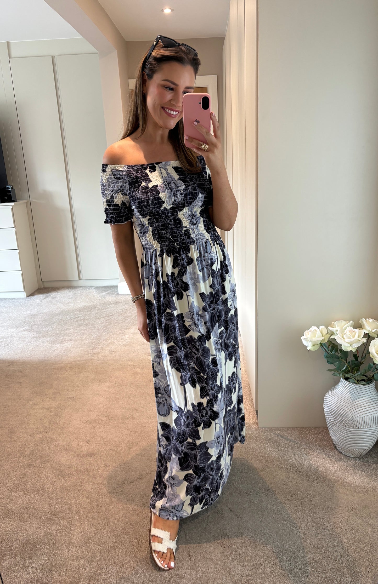 Loretta Dress Navy