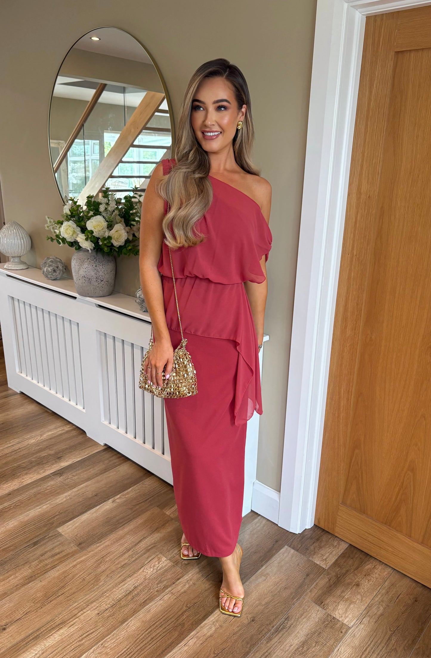 Alejandra Dress Rust