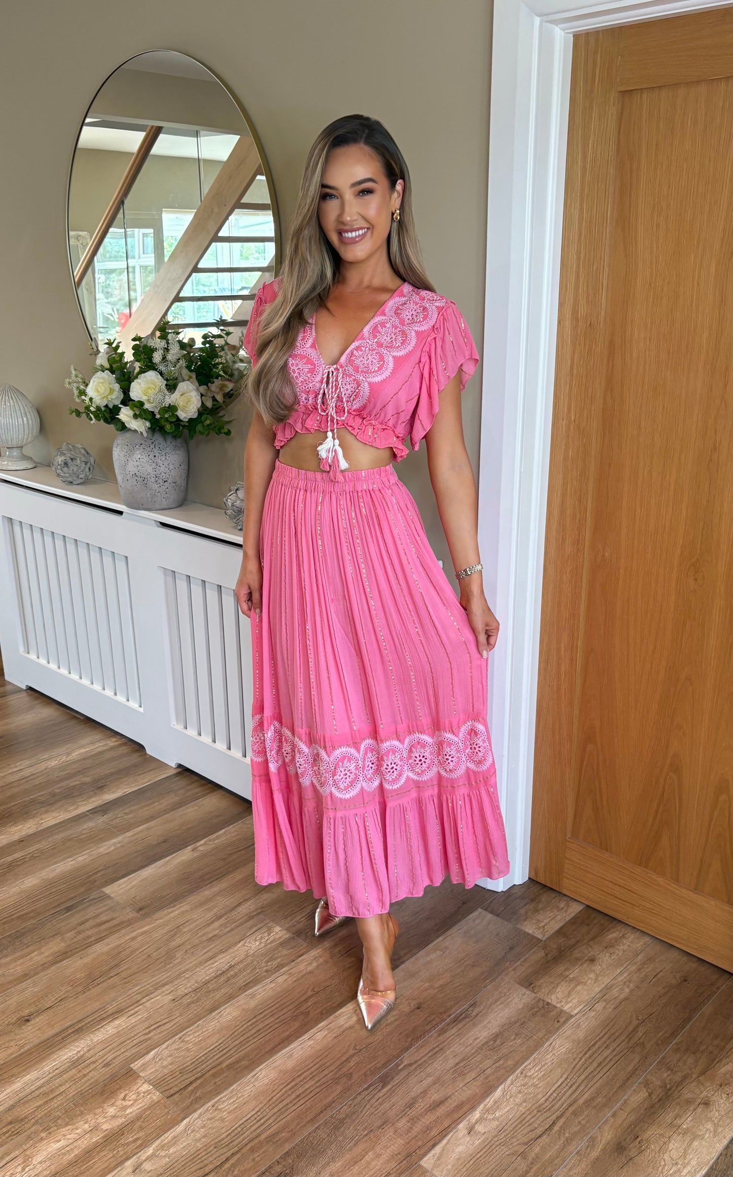 Jasmine Two Piece Pink