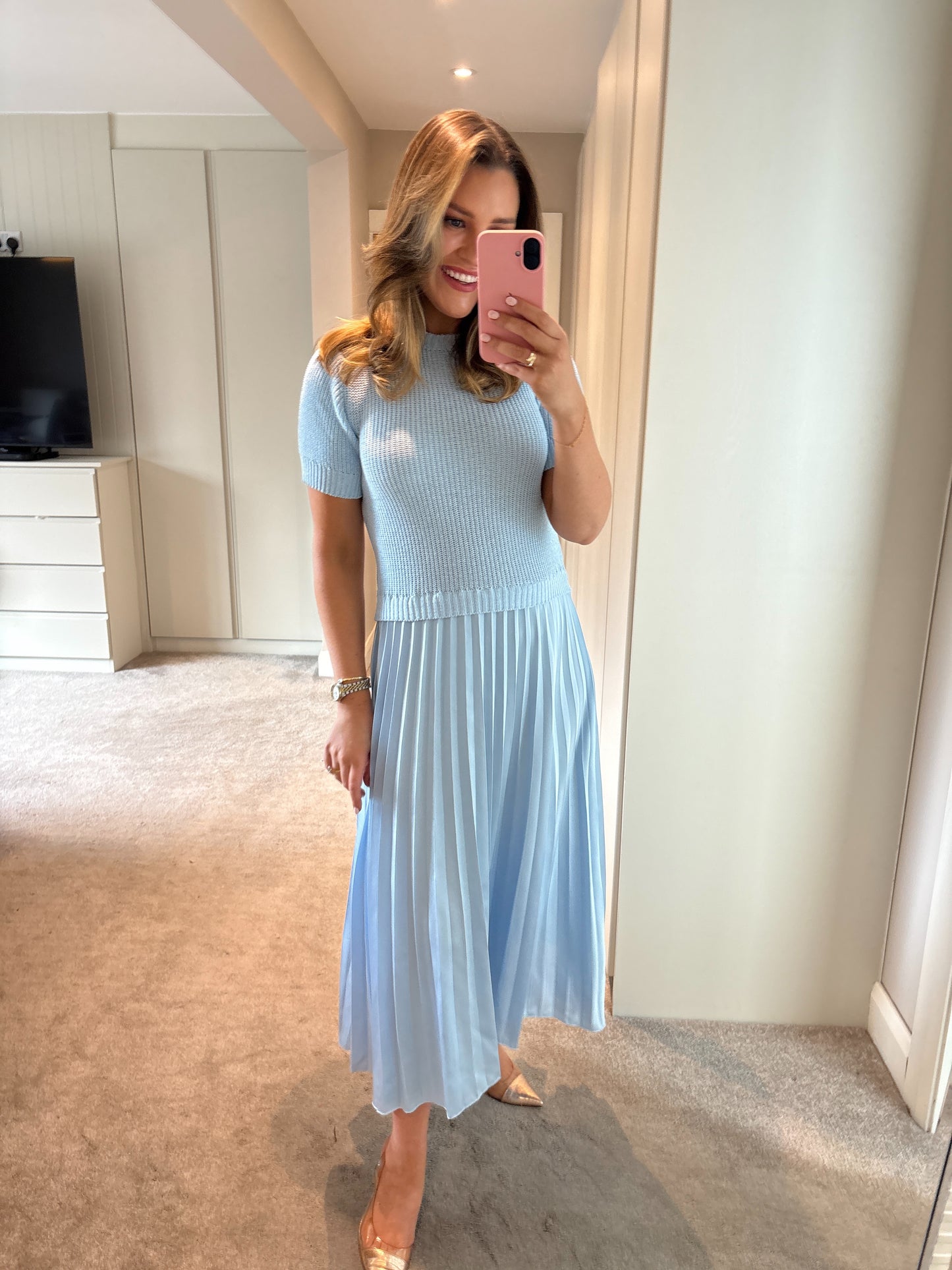 Lola Dress Baby Blue
