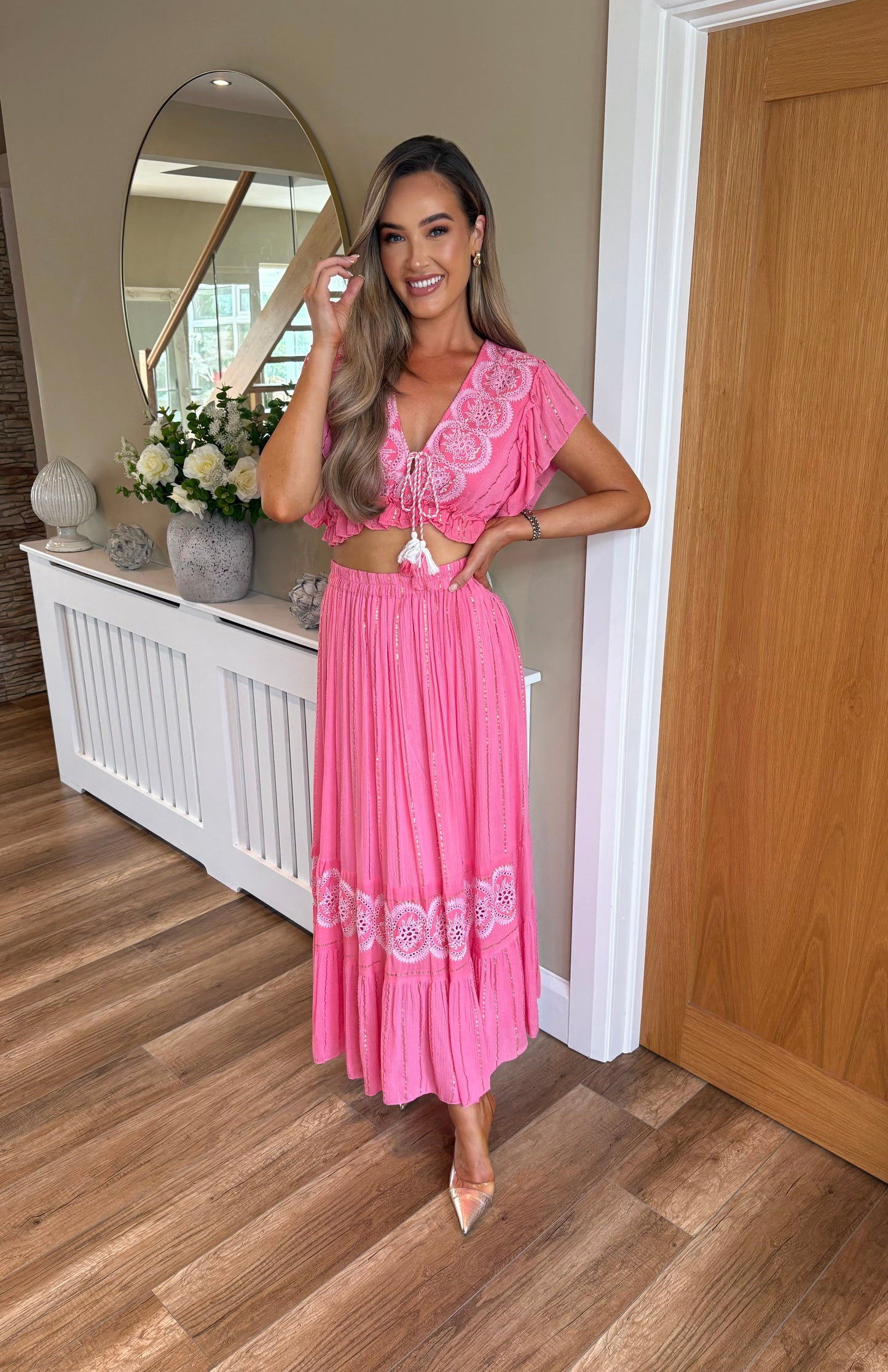 Jasmine Two Piece Pink