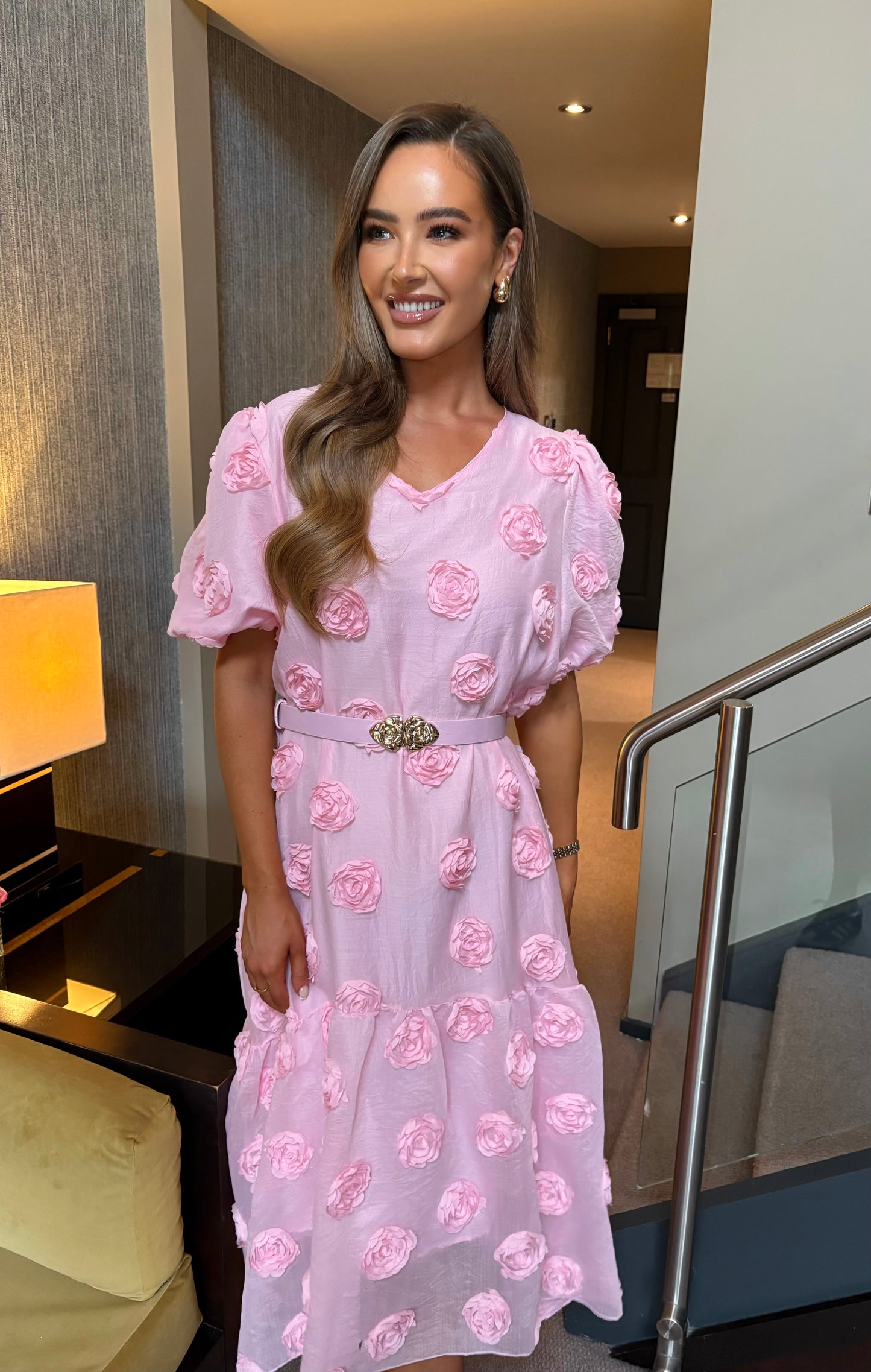 Flori Dress Pink