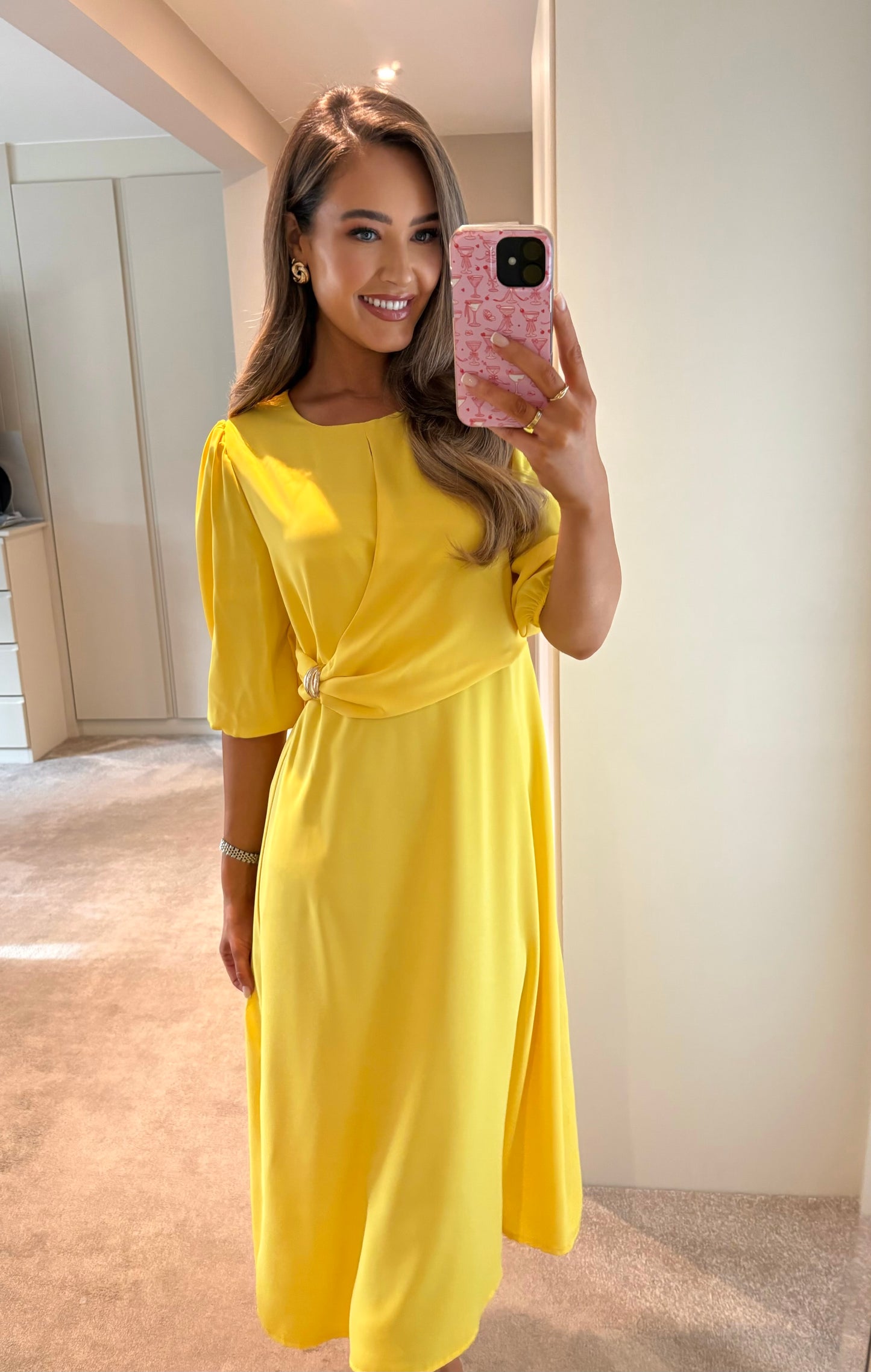Cecilia Dress Yellow