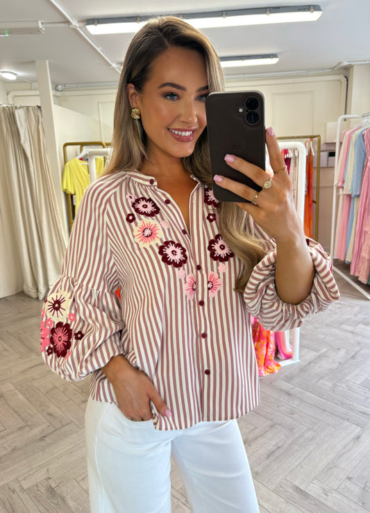 Blaire Top Burgundy