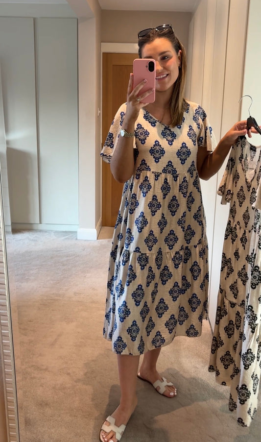 Callie Dress Blue