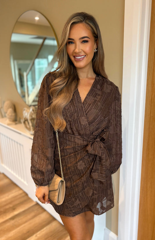 Zoriana Dress Brown