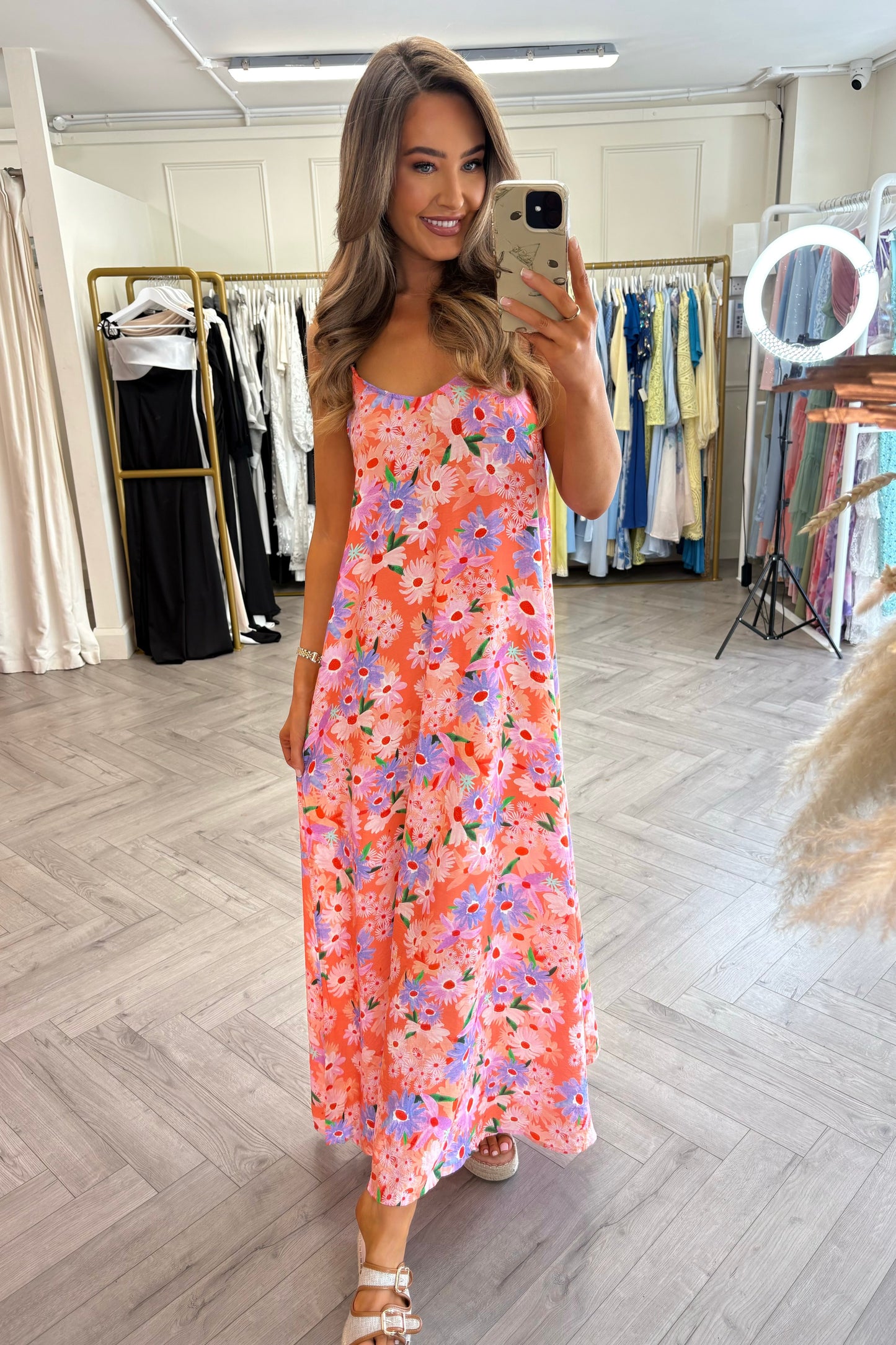Sorena Dress Peach