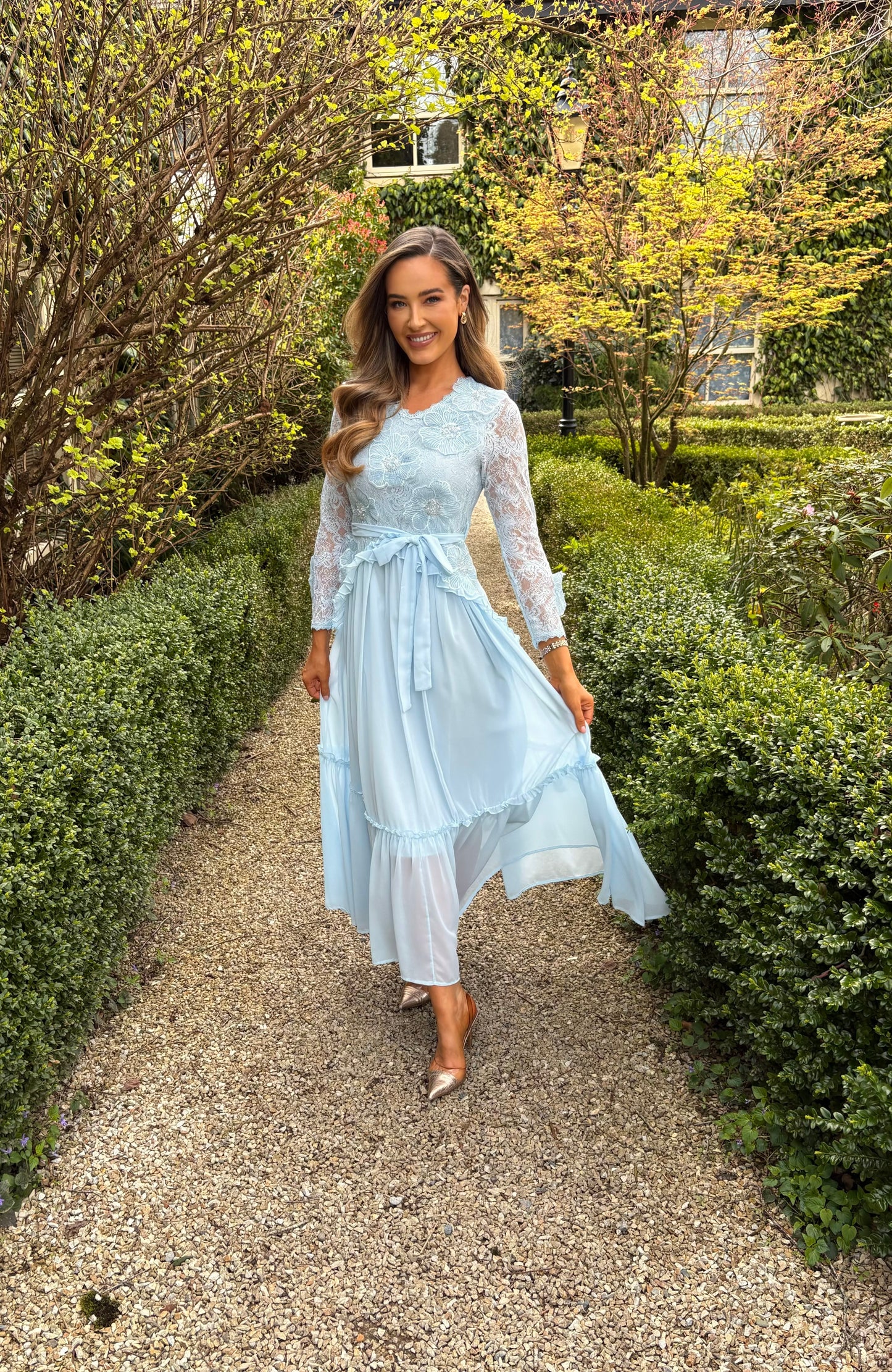 Magnolia Dress Blue
