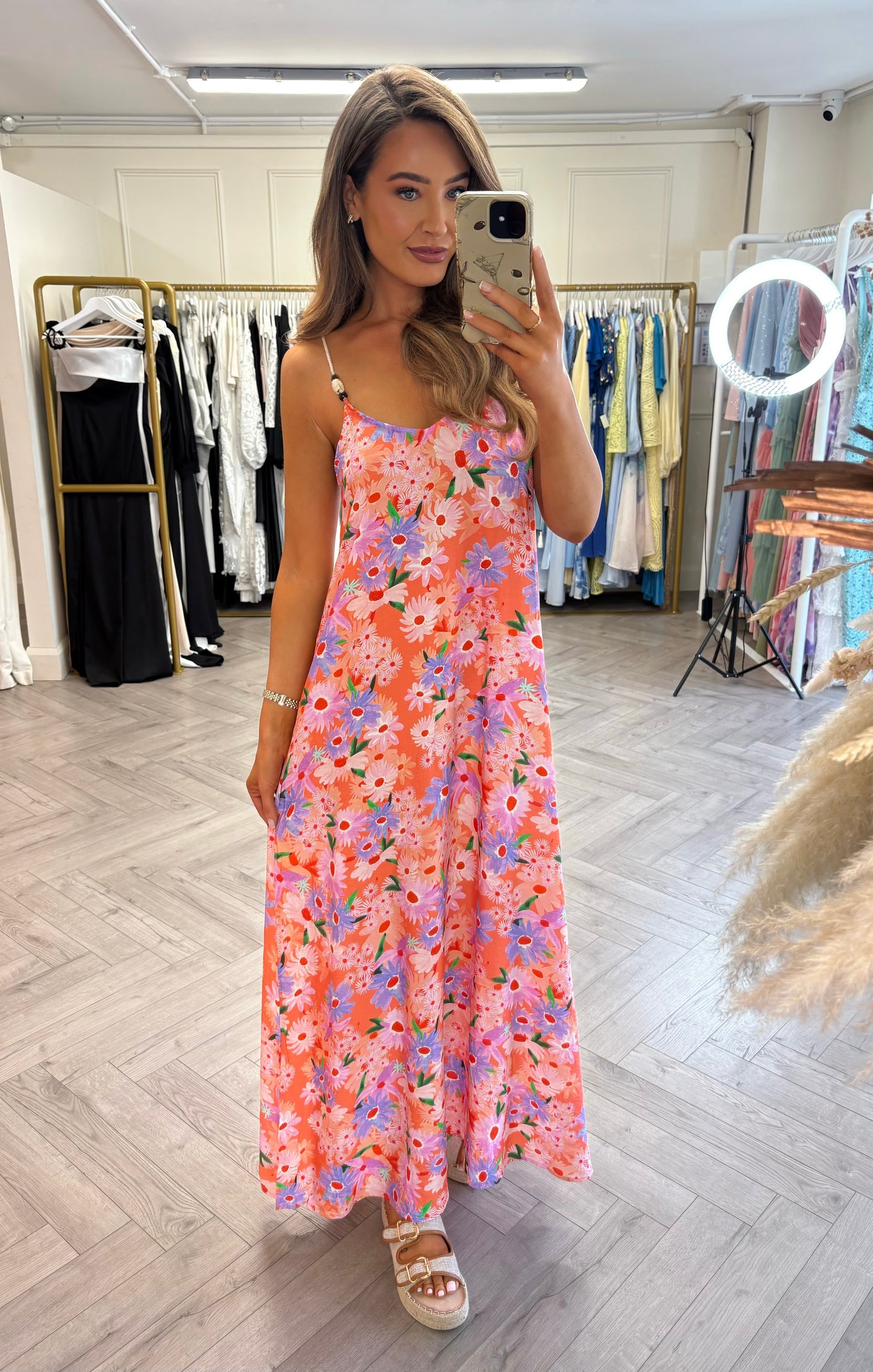 Sorena Dress Peach
